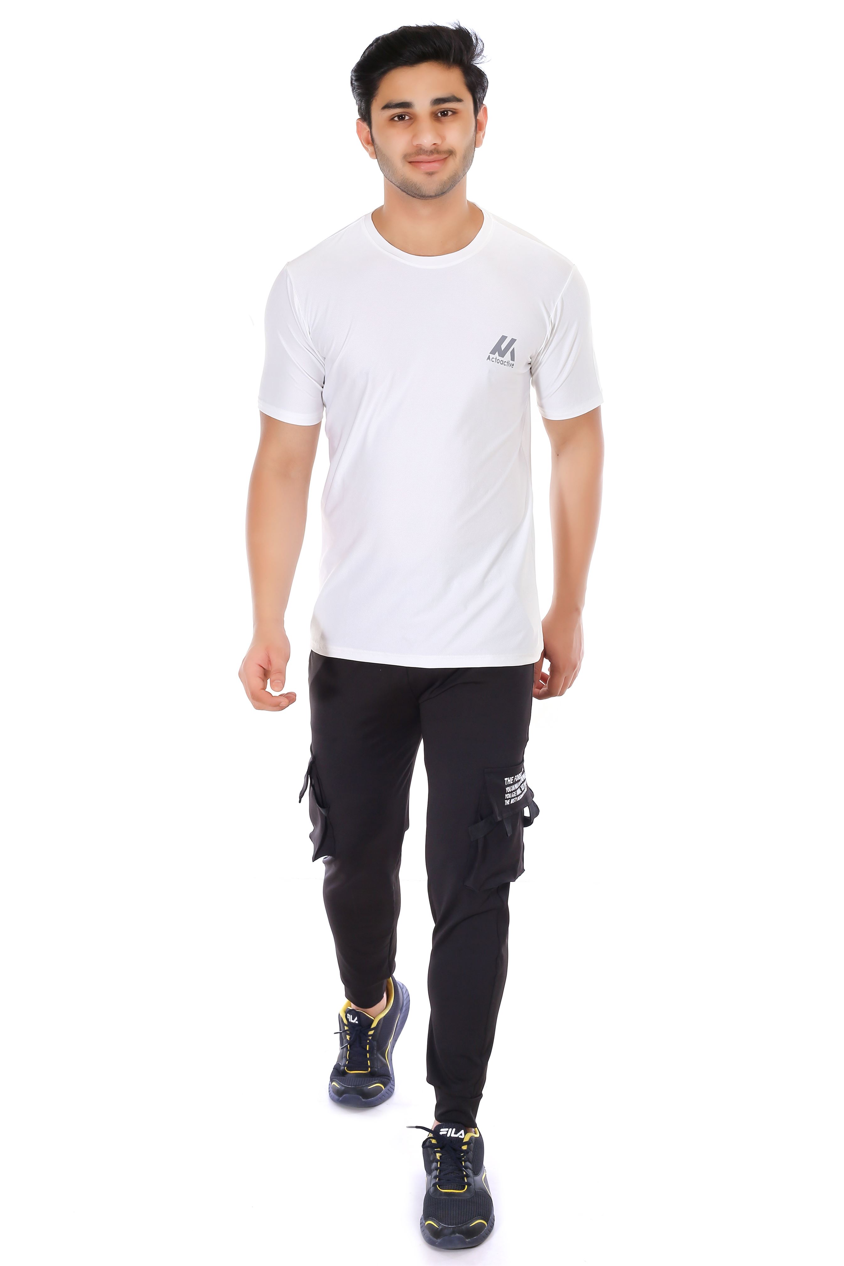 Actoactive Mens T Shirt Round Neck Regular Fit