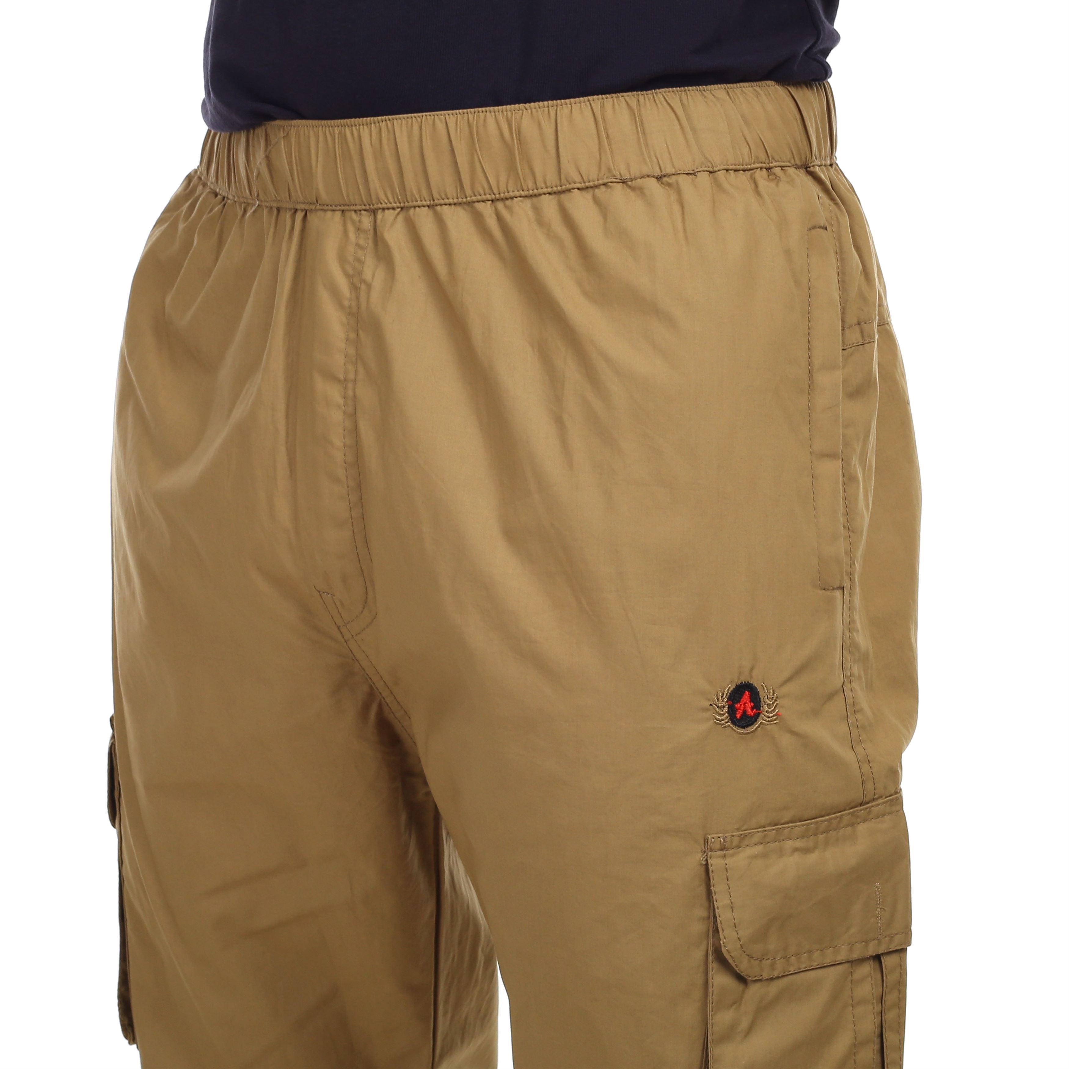 Actoactive Mens Cotton Cargo Regular Fit