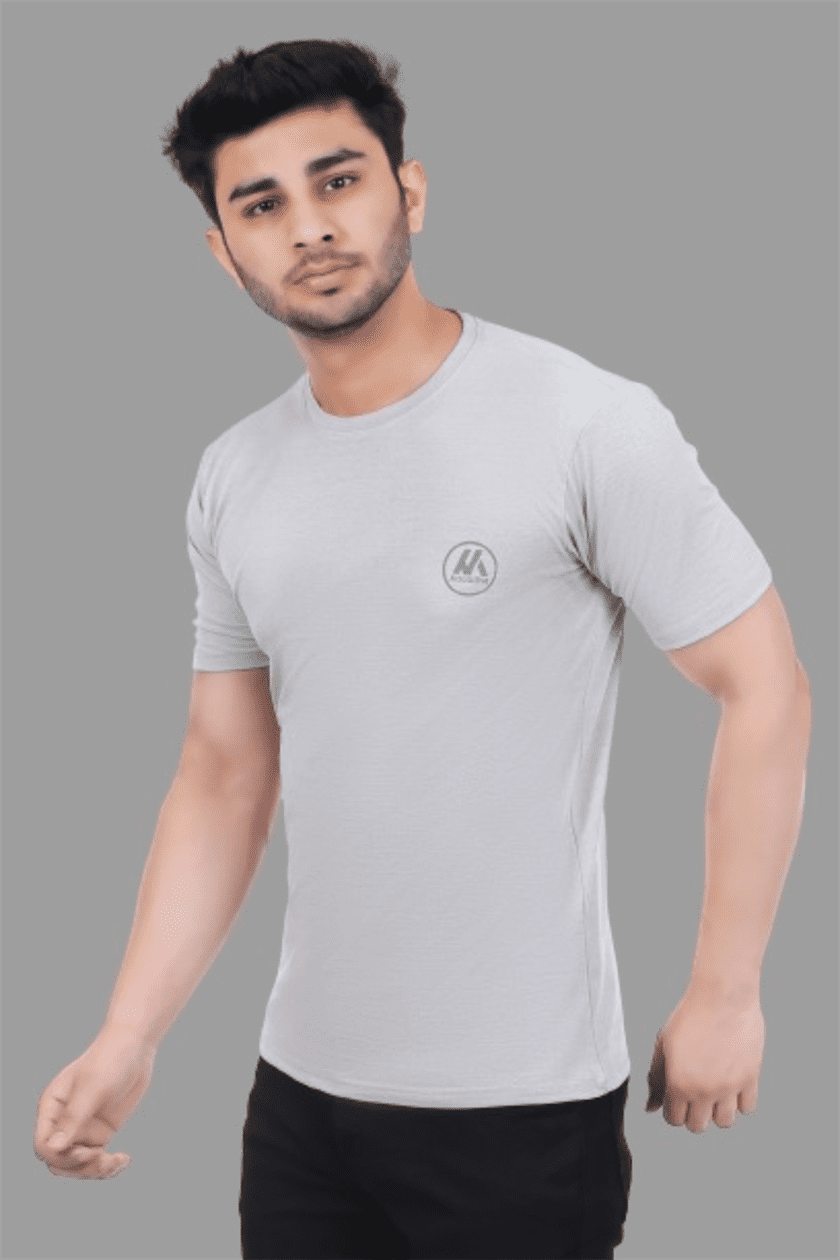 Actoactive Mens T Shirt Round Neck Regular Fit