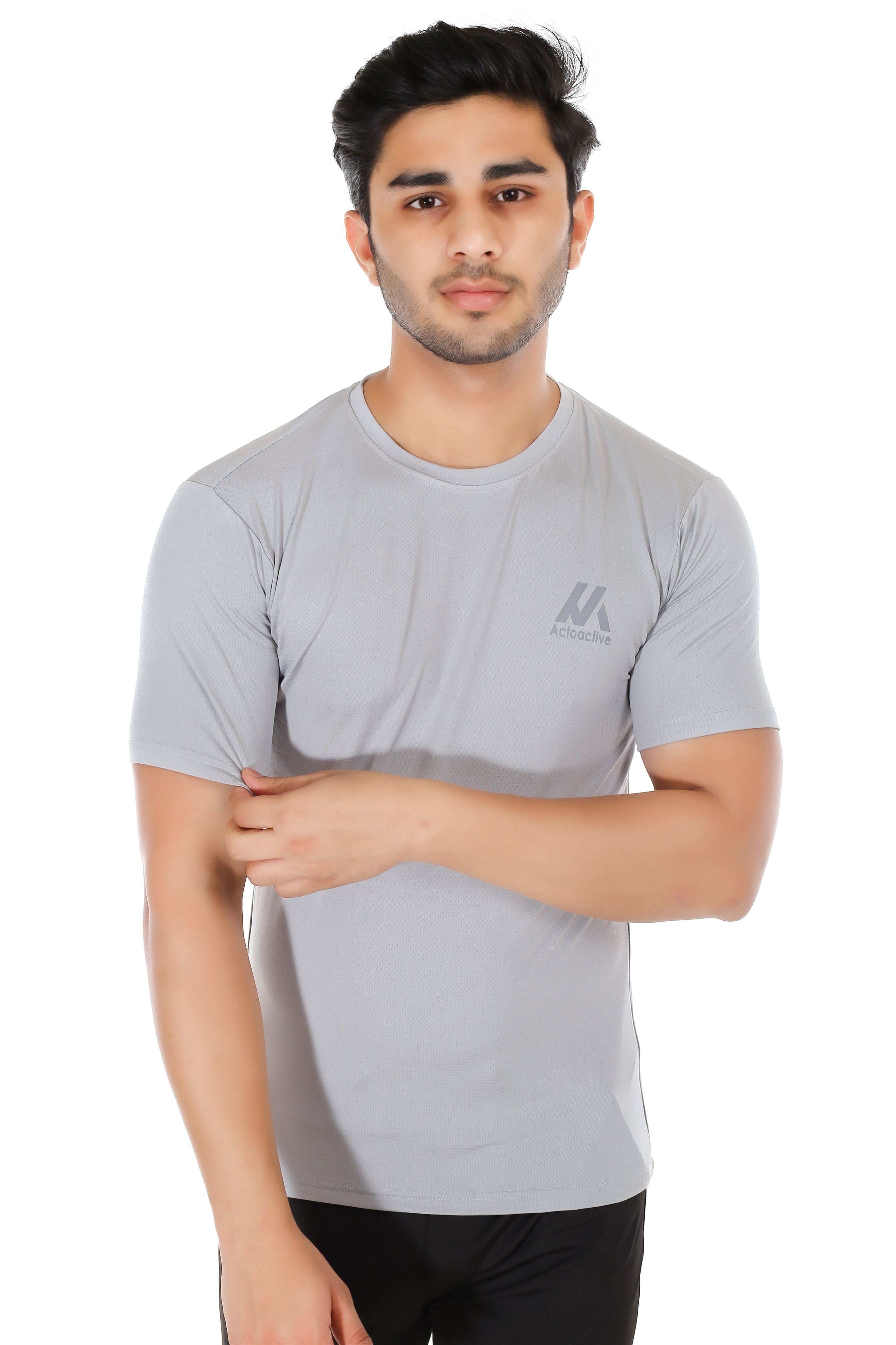 Actoactive Mens T Shirt Round Neck Regular Fit