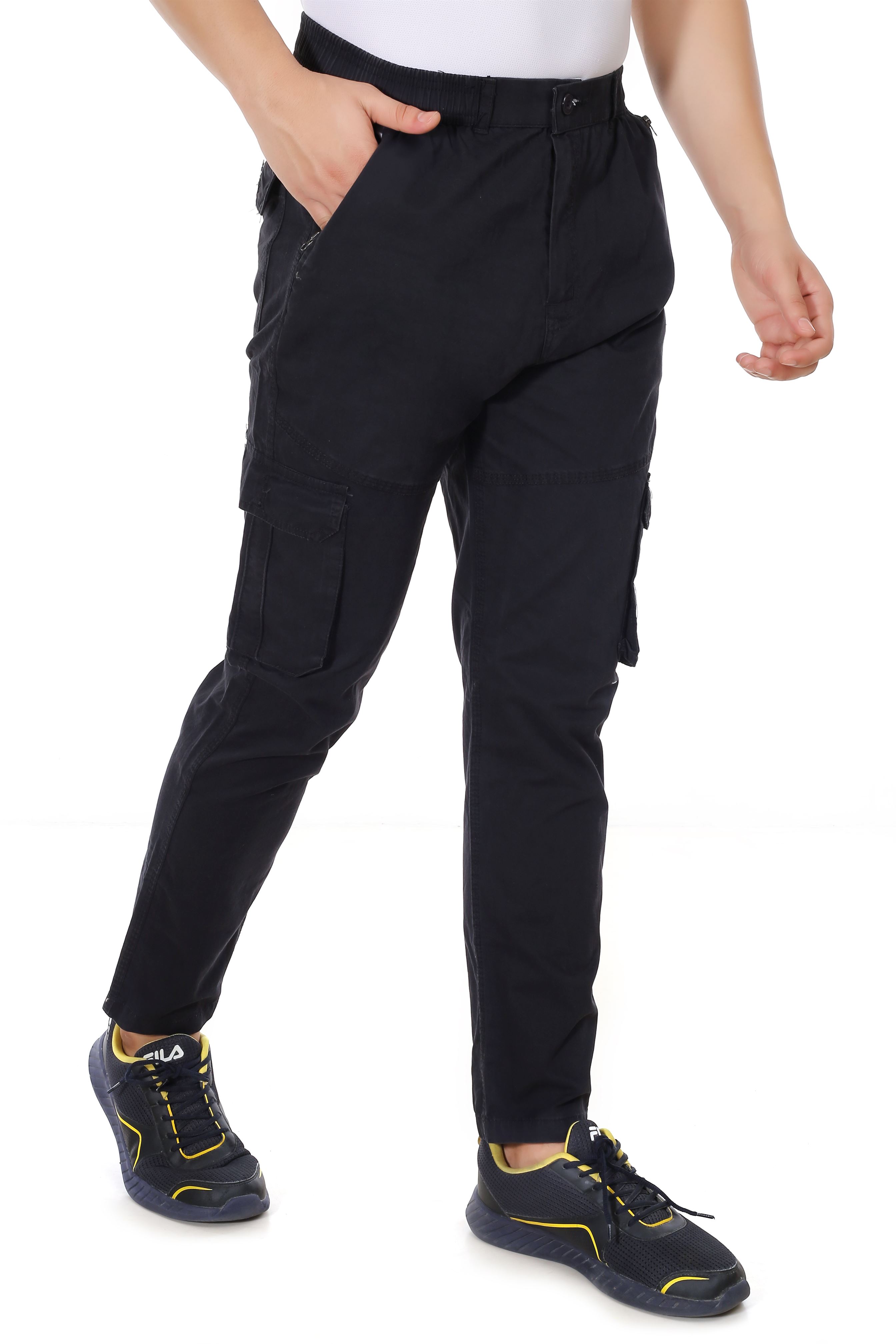 Actoactive Mens Cotton Cargo Regular Fit