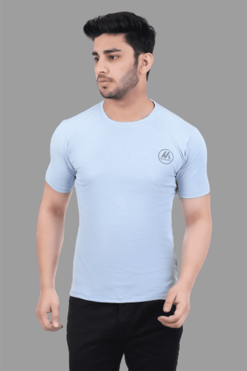 Actoactive Mens T Shirt Round Neck Regular Fit