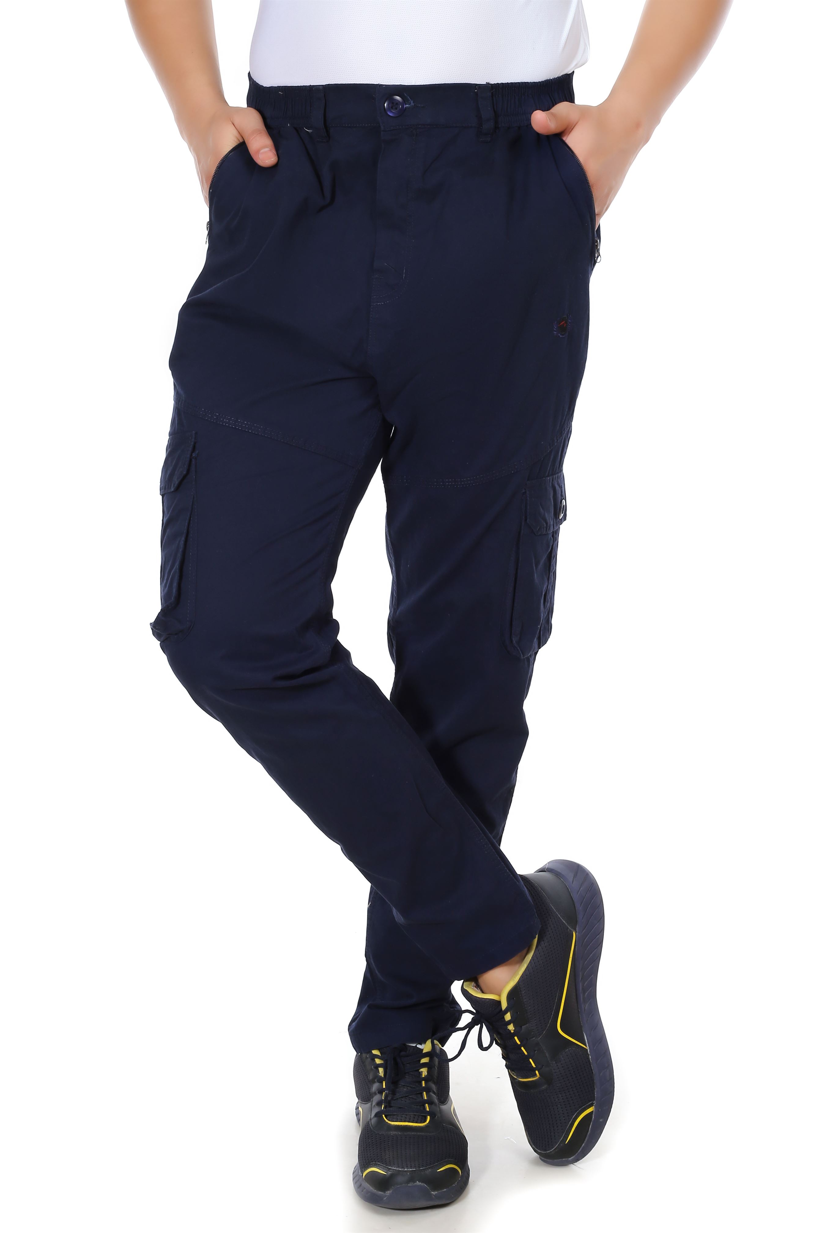 Actoactive Mens Cotton Cargo Regular Fit