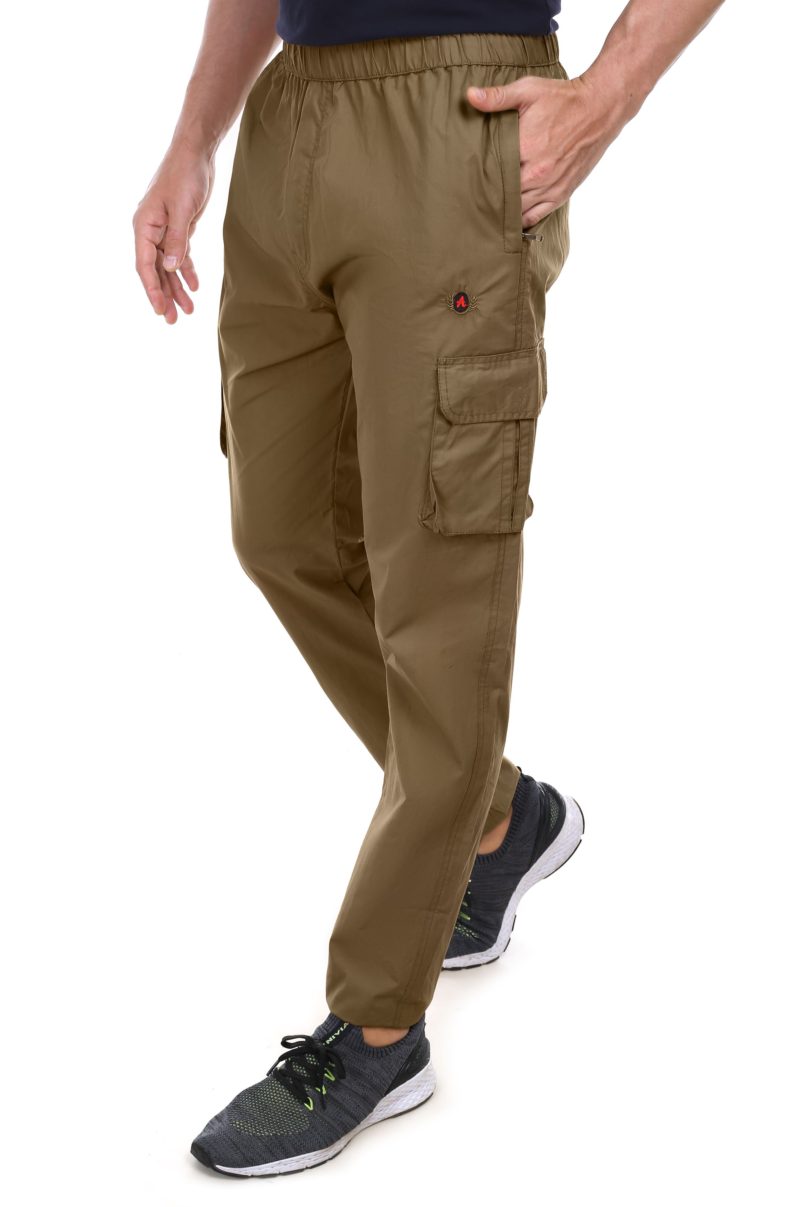 Actoactive Mens Cotton Cargo Regular Fit