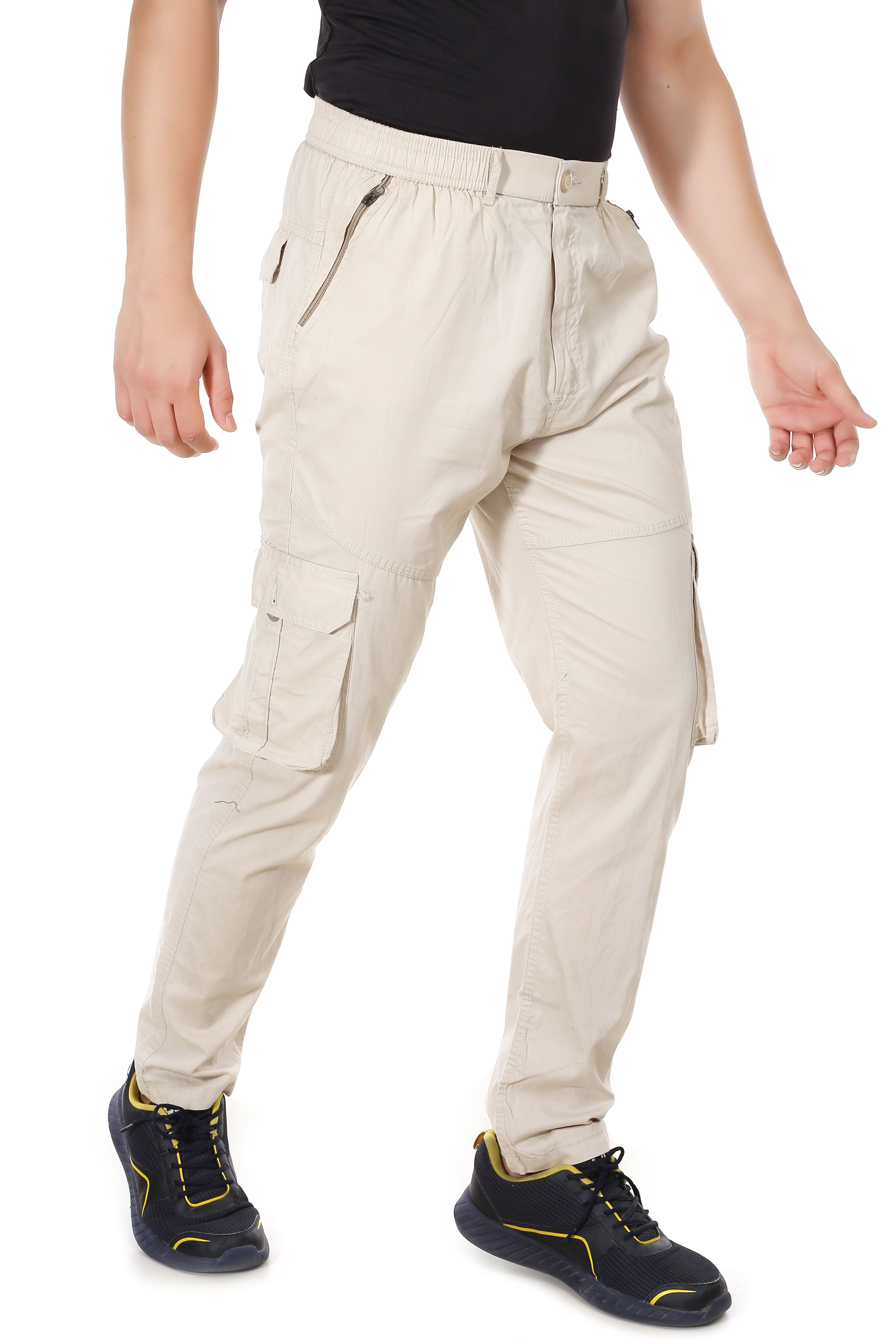 Actoactive Mens Cotton Cargo Regular Fit