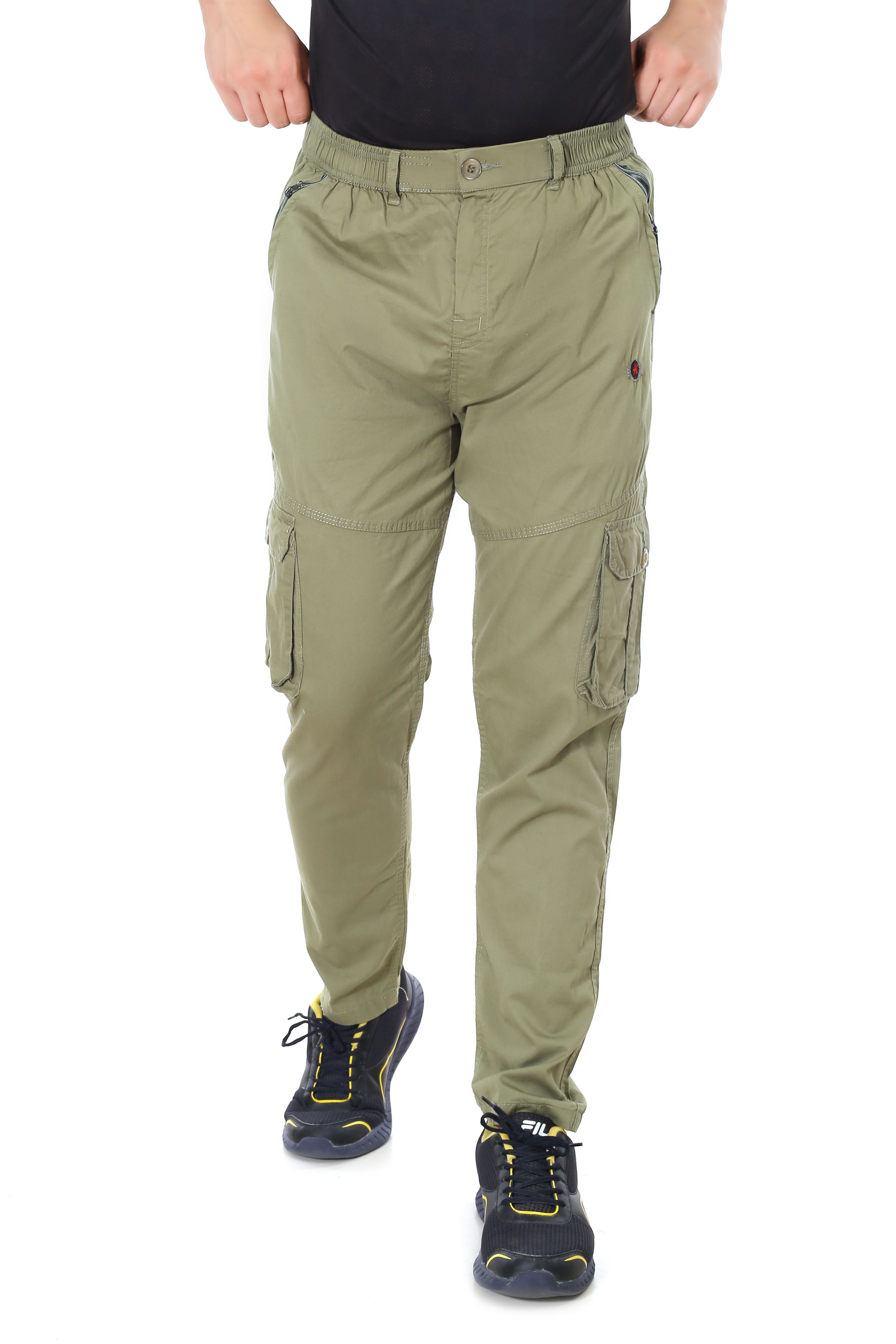 Actoactive Mens Cotton Cargo Regular Fit