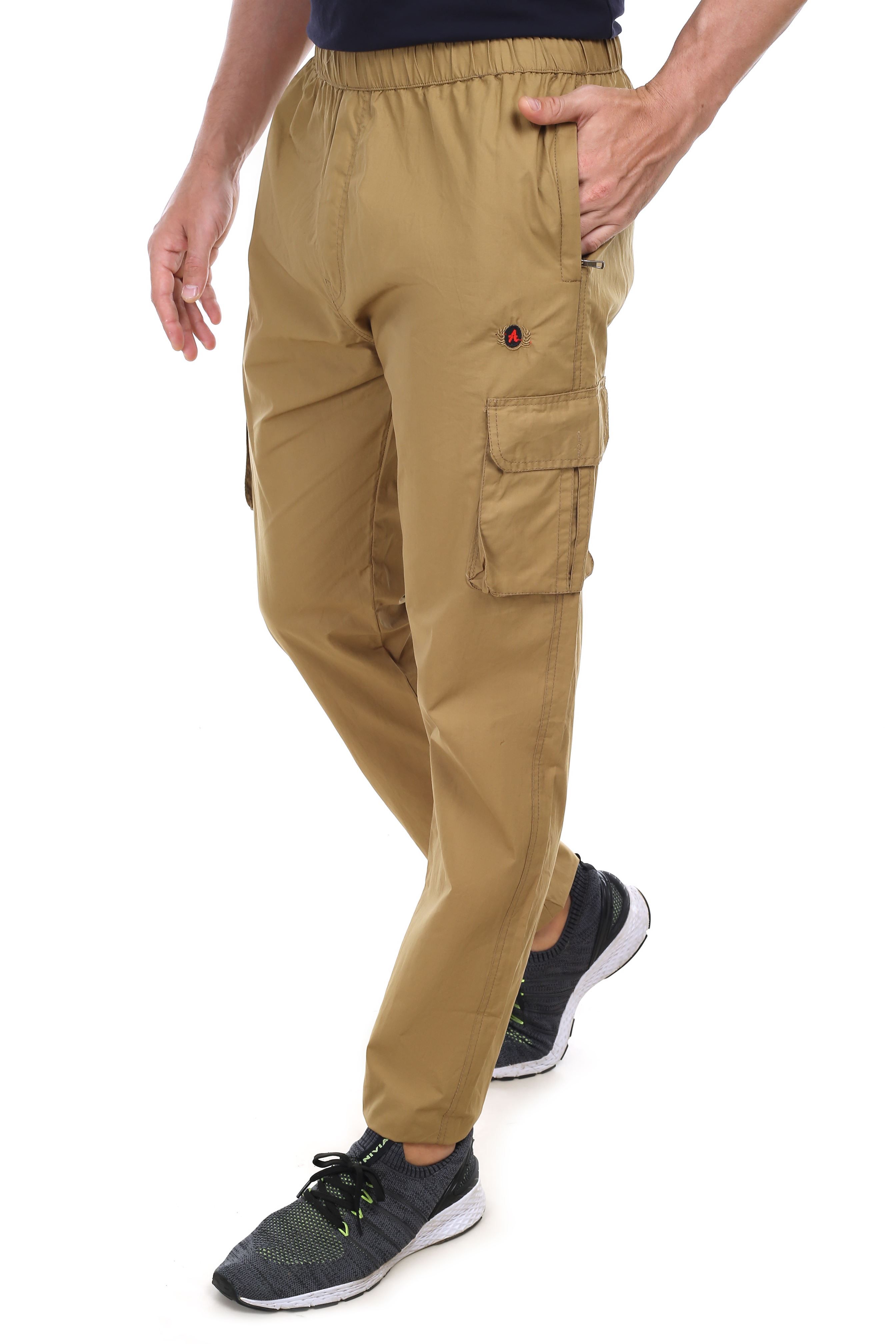 Actoactive Mens Cotton Cargo Regular Fit