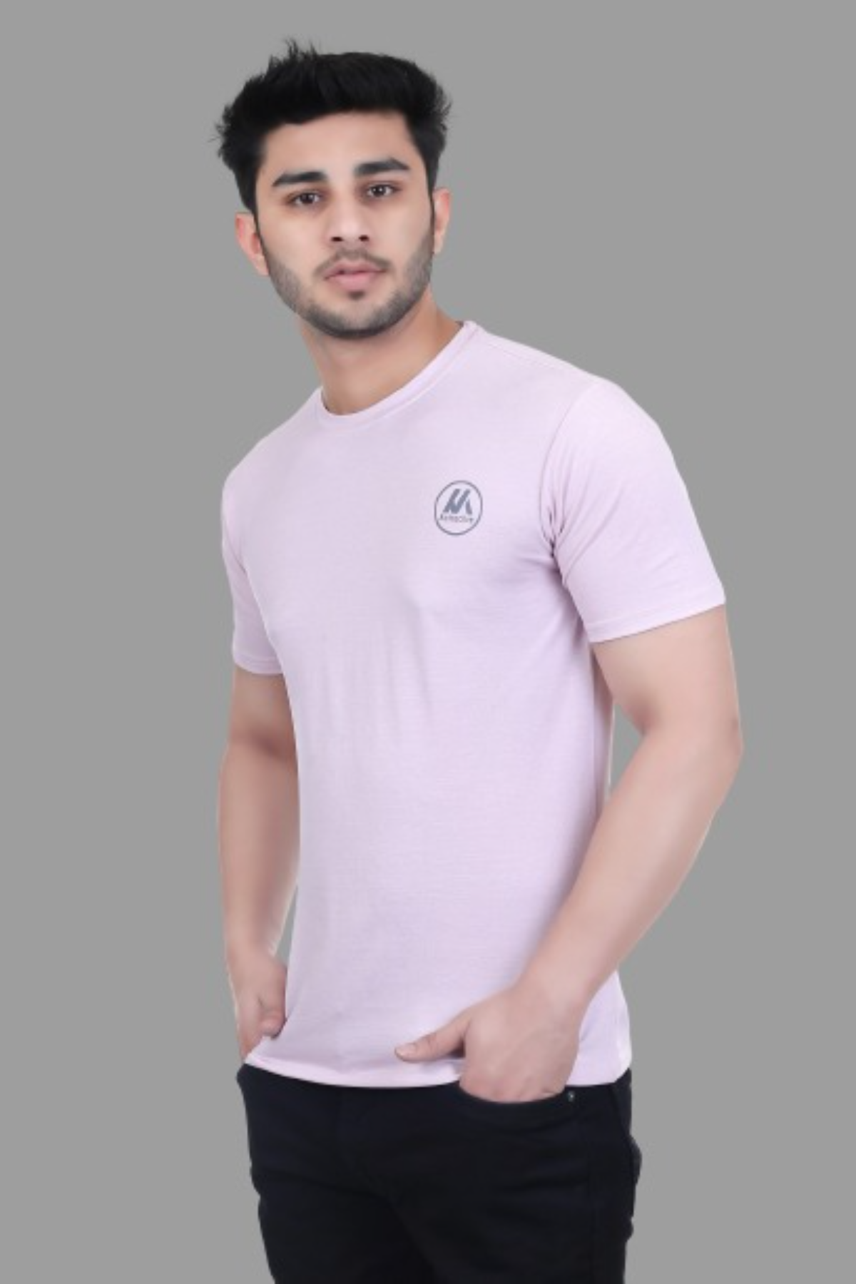 Actoactive Mens T Shirt Round Neck Regular Fit