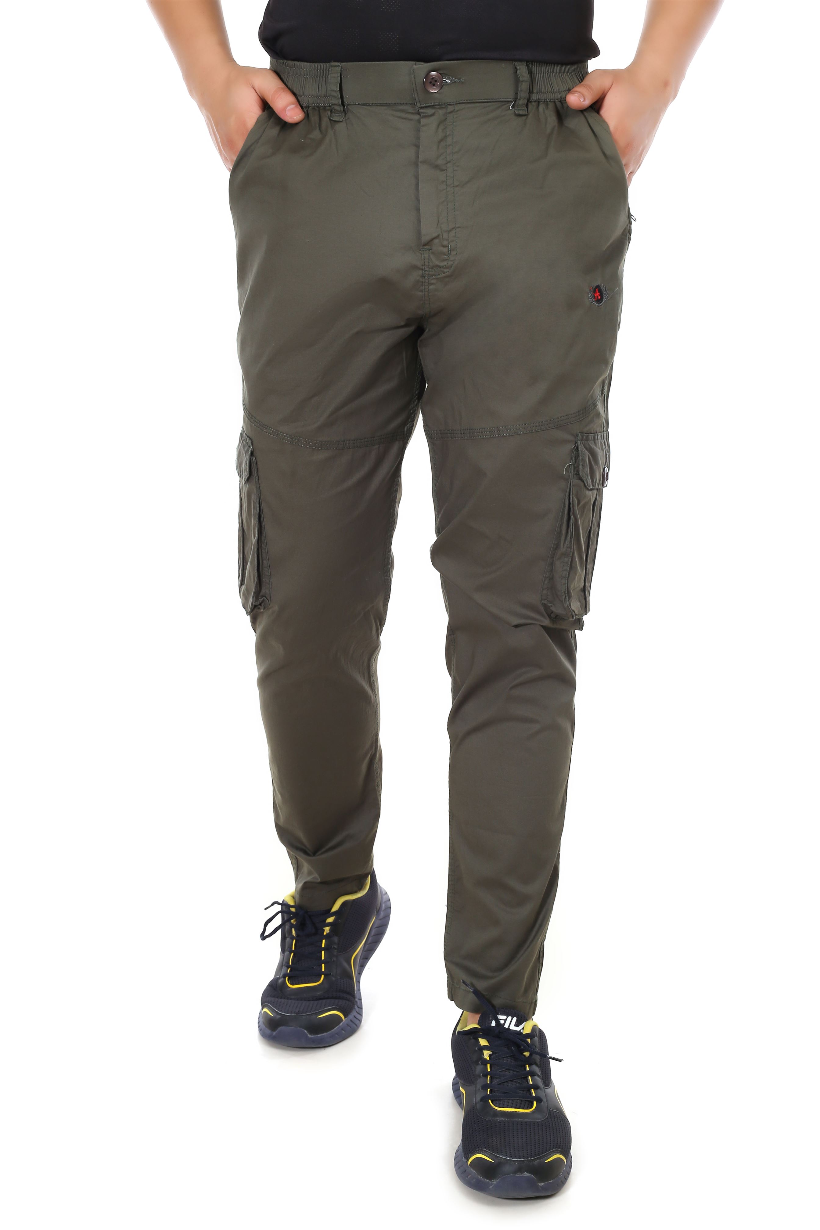 Actoactive Mens Cotton Cargo Regular Fit