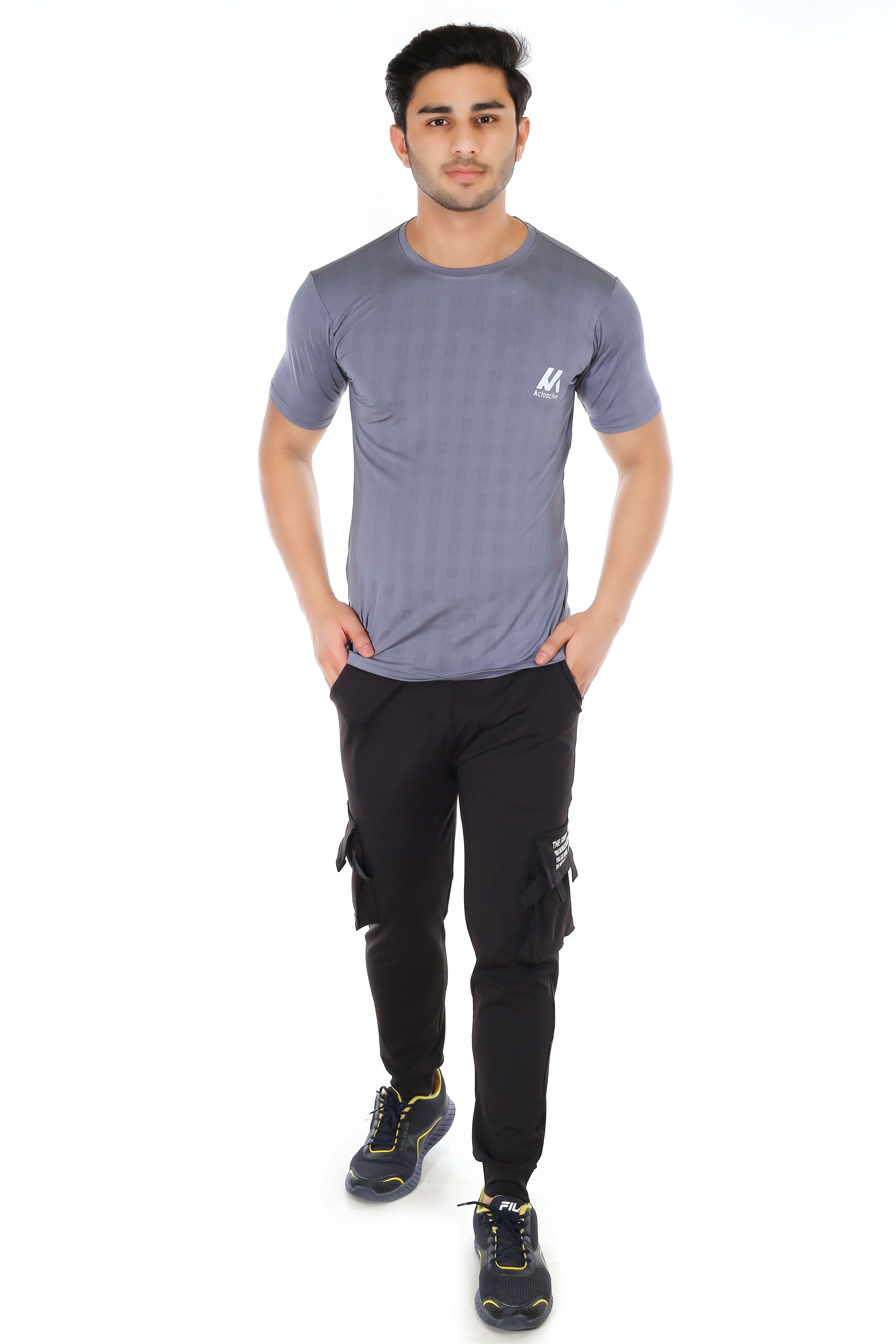 Actoactive Mens T Shirt Round Neck Regular Fit