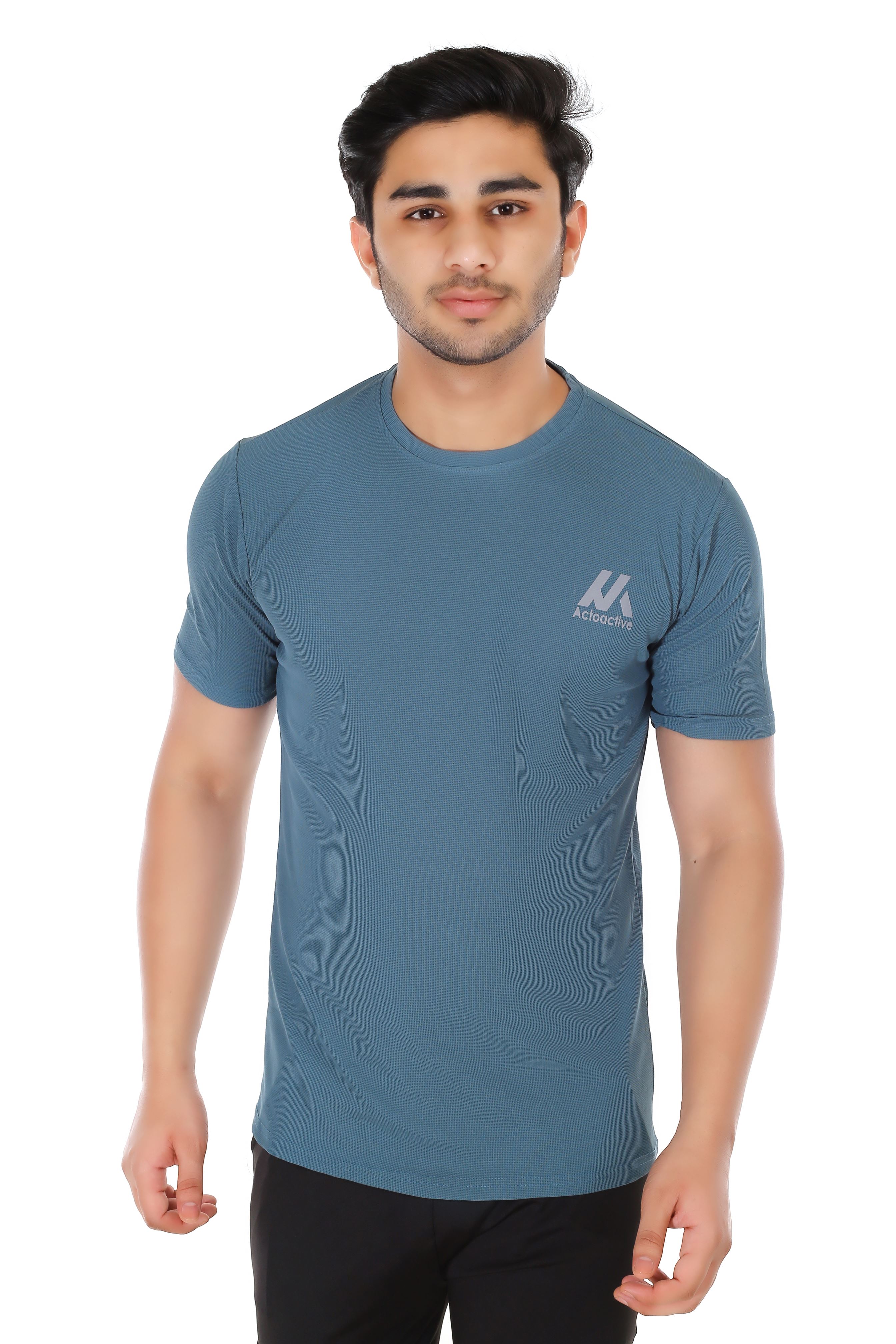 Actoactive Mens T Shirt Round Neck Regular Fit