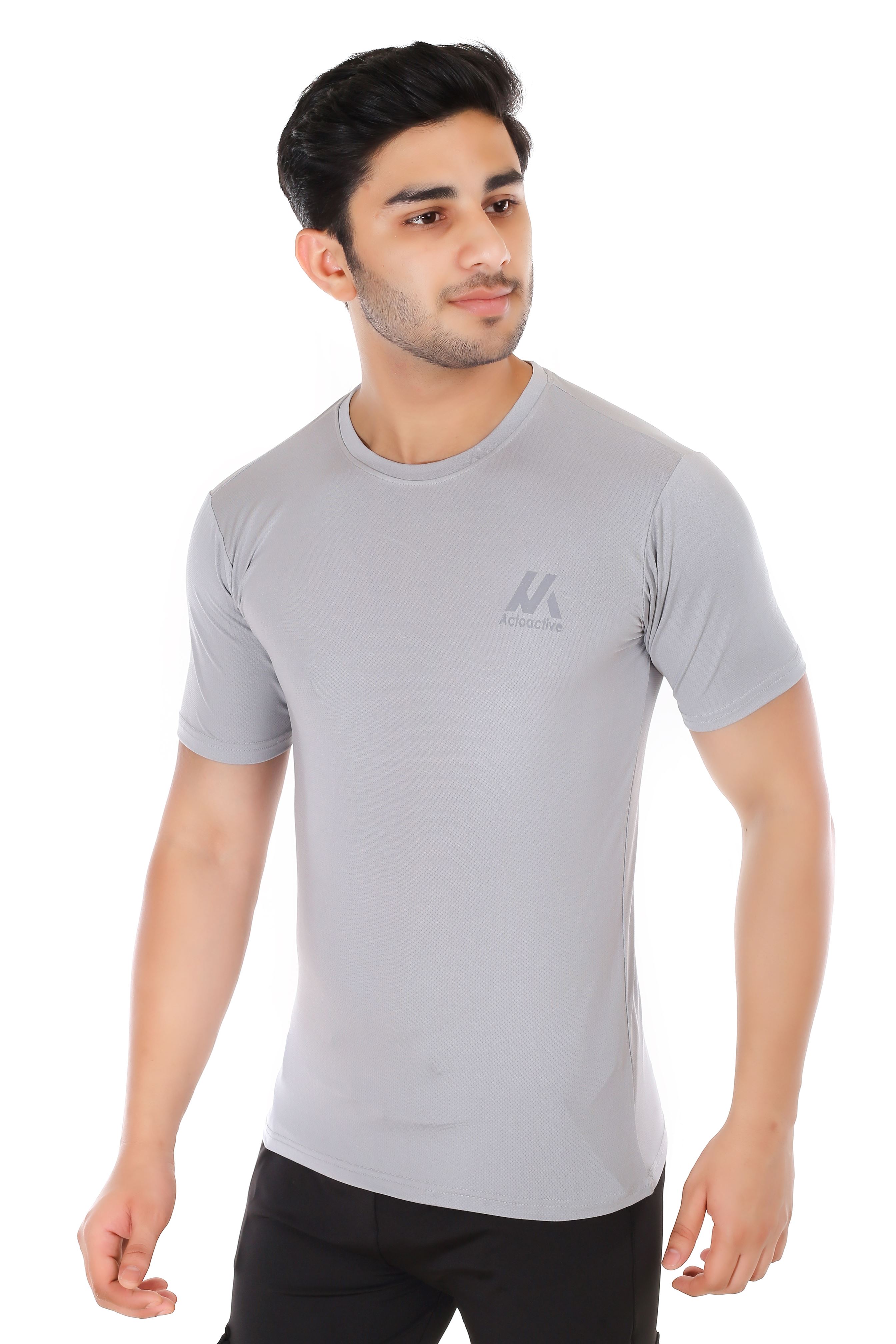 Actoactive Mens T Shirt Round Neck Regular Fit