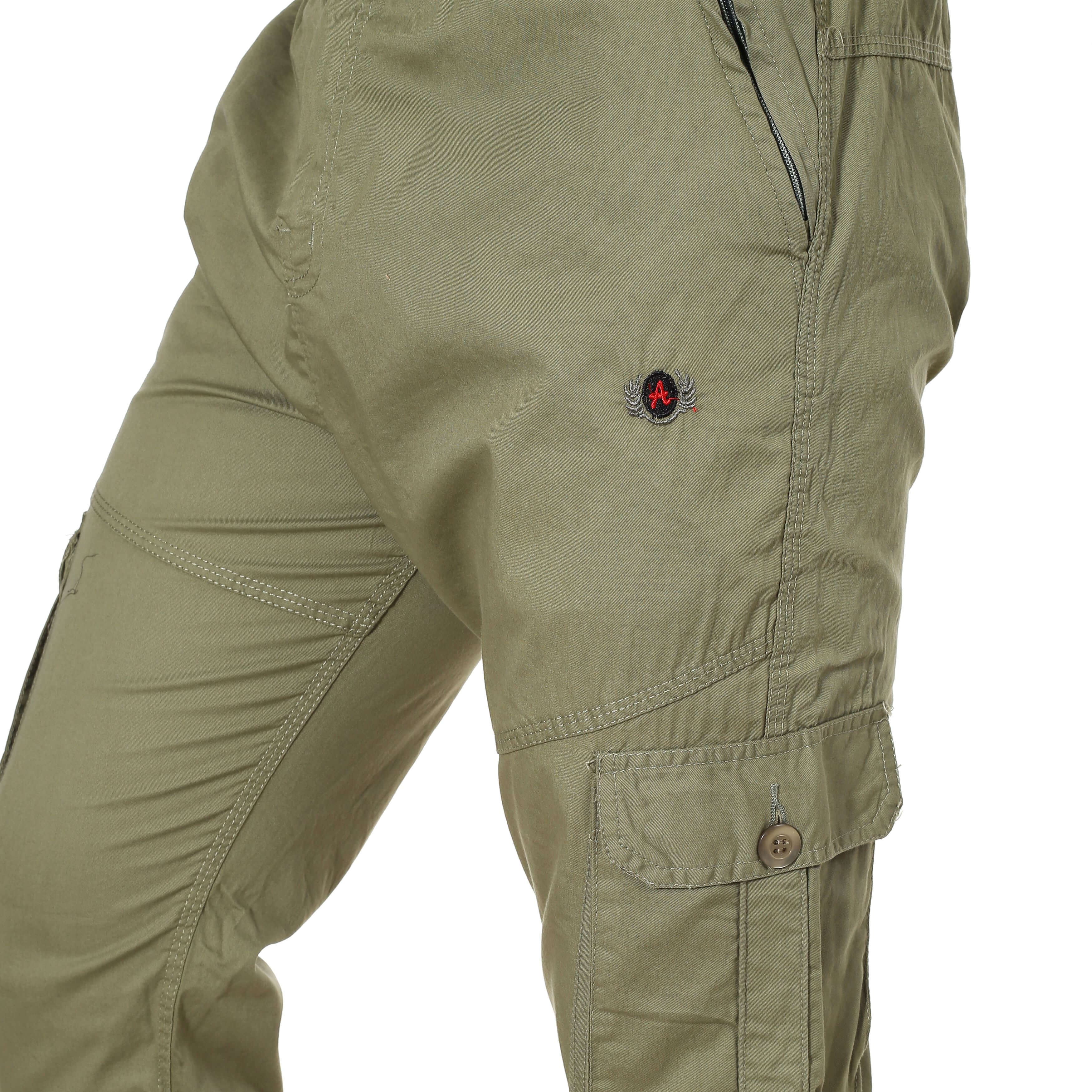 Actoactive Mens Cotton Cargo Regular Fit