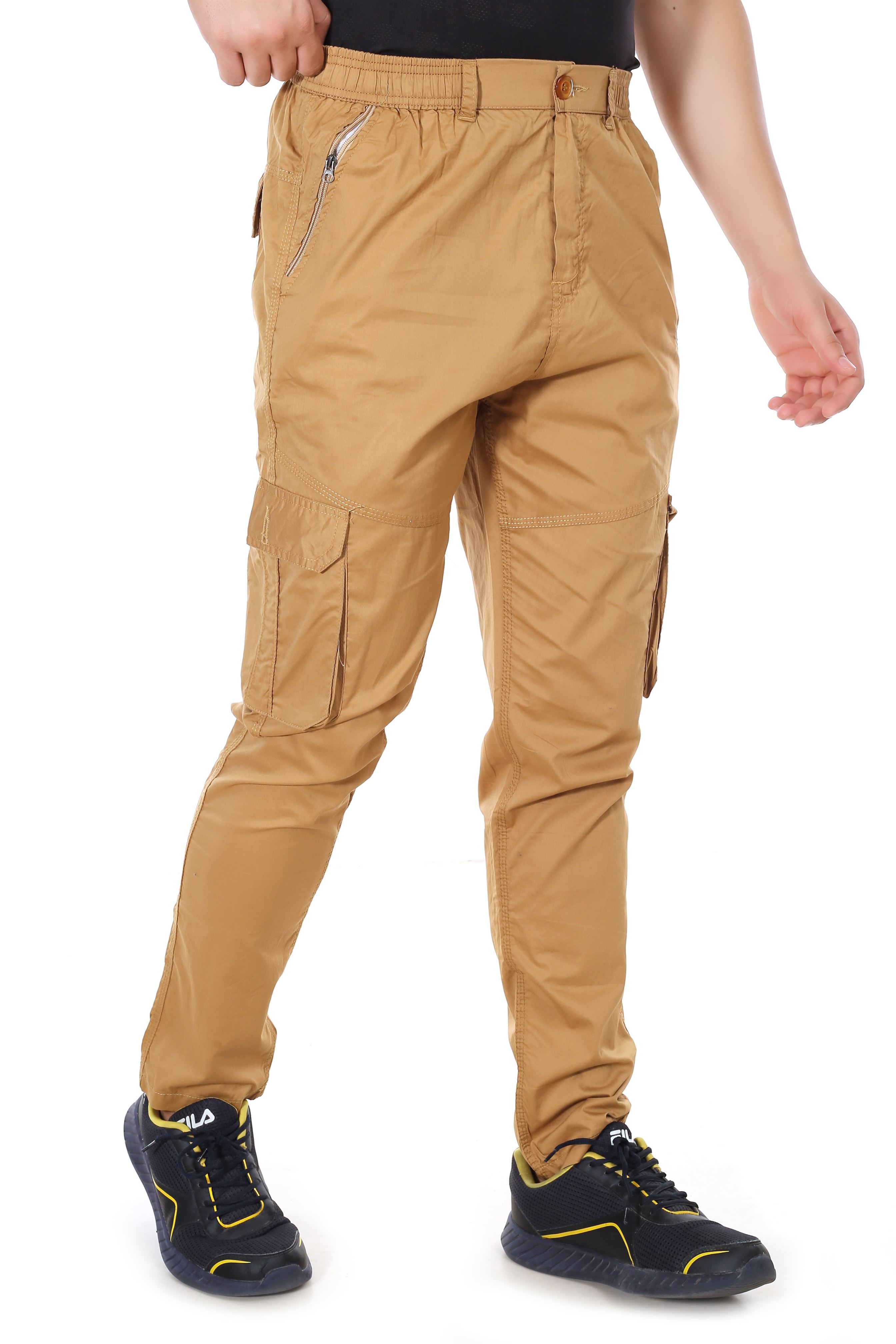 Actoactive Mens Cotton Cargo Regular Fit