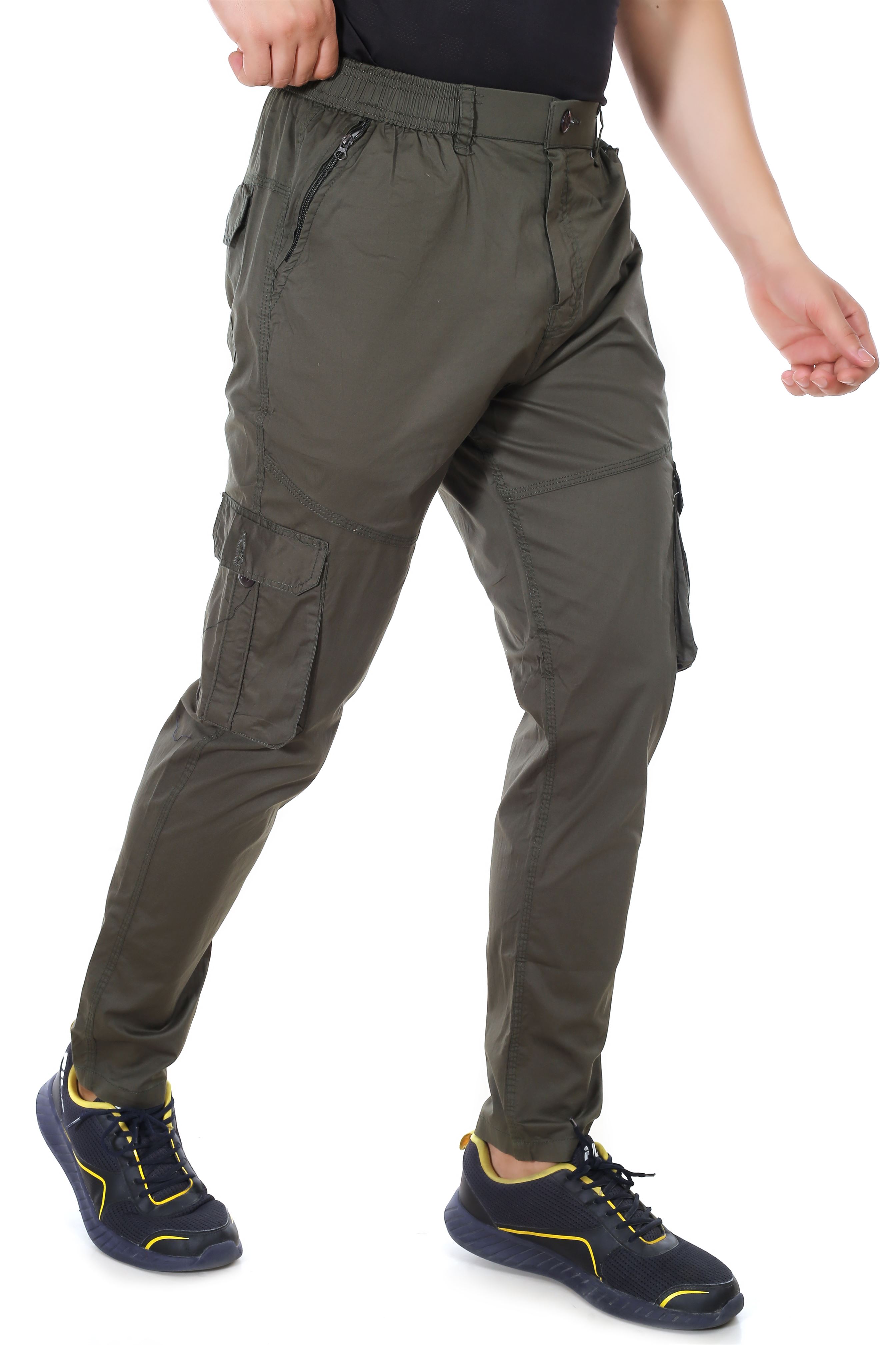Actoactive Mens Cotton Cargo Regular Fit