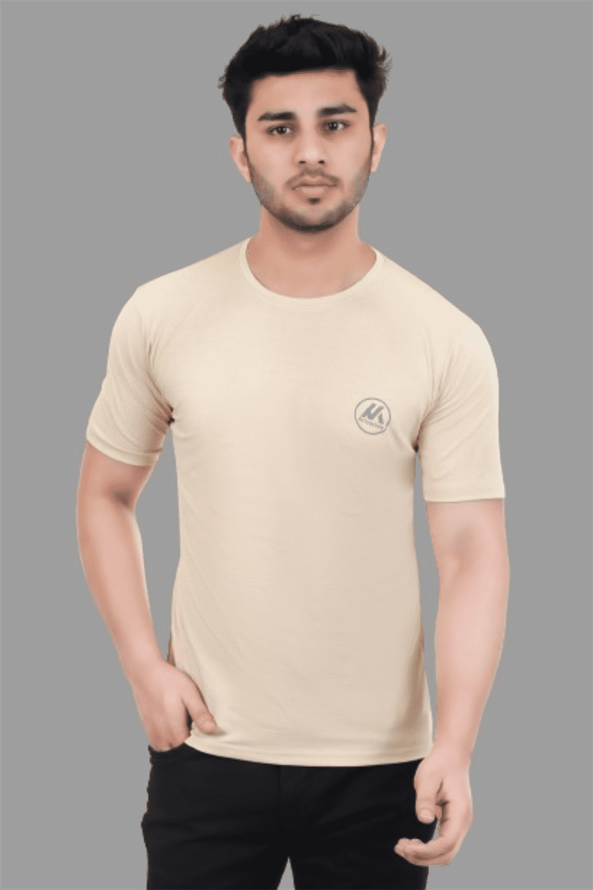 Actoactive Mens T Shirt Round Neck Regular Fit