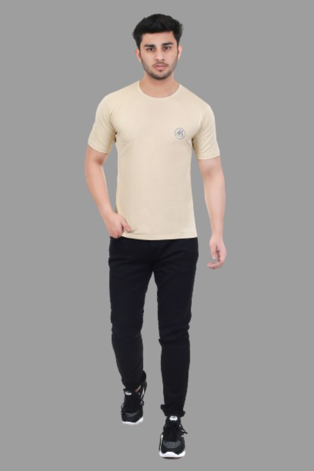 Actoactive Mens T Shirt Round Neck Regular Fit