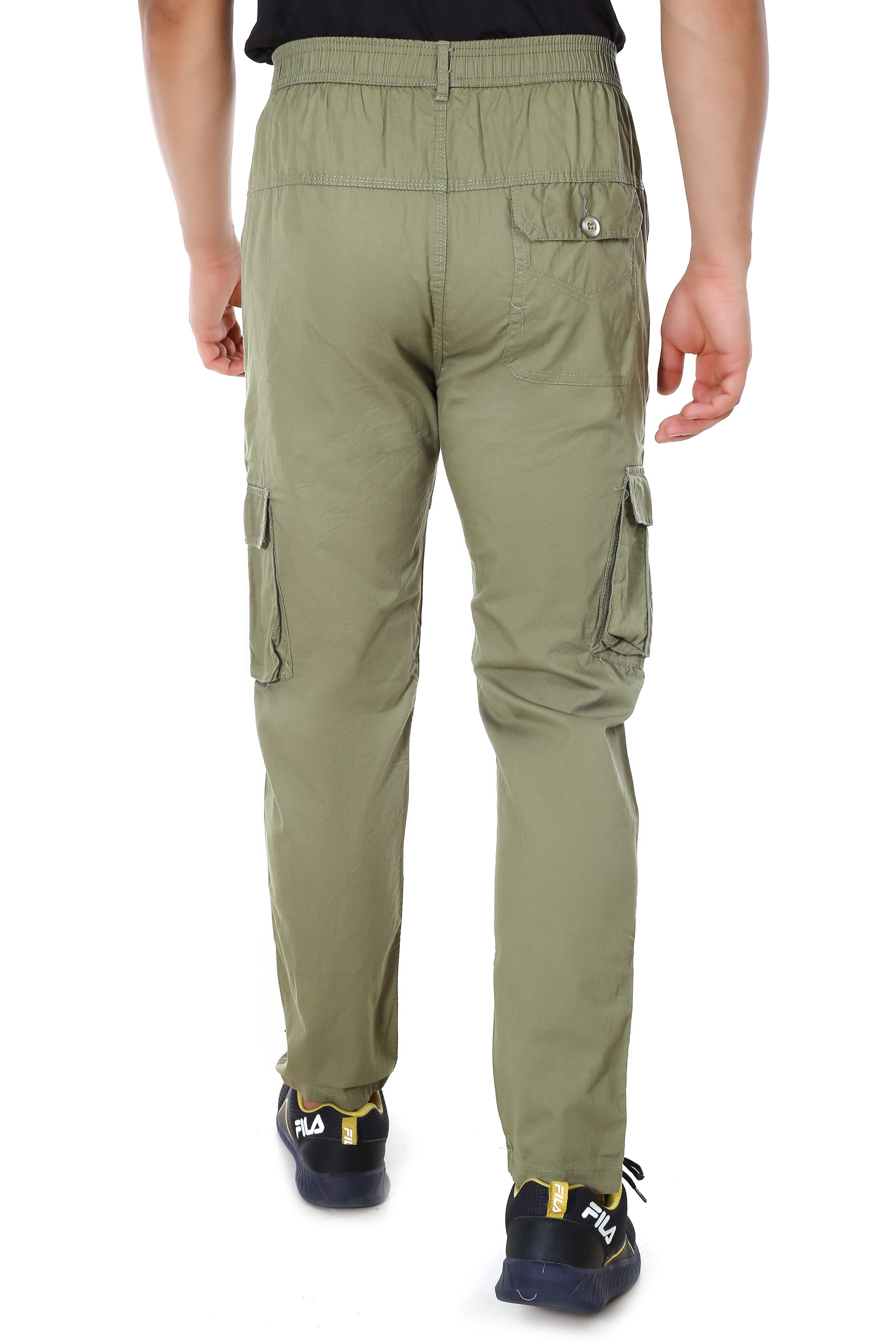 Actoactive Mens Cotton Cargo Regular Fit