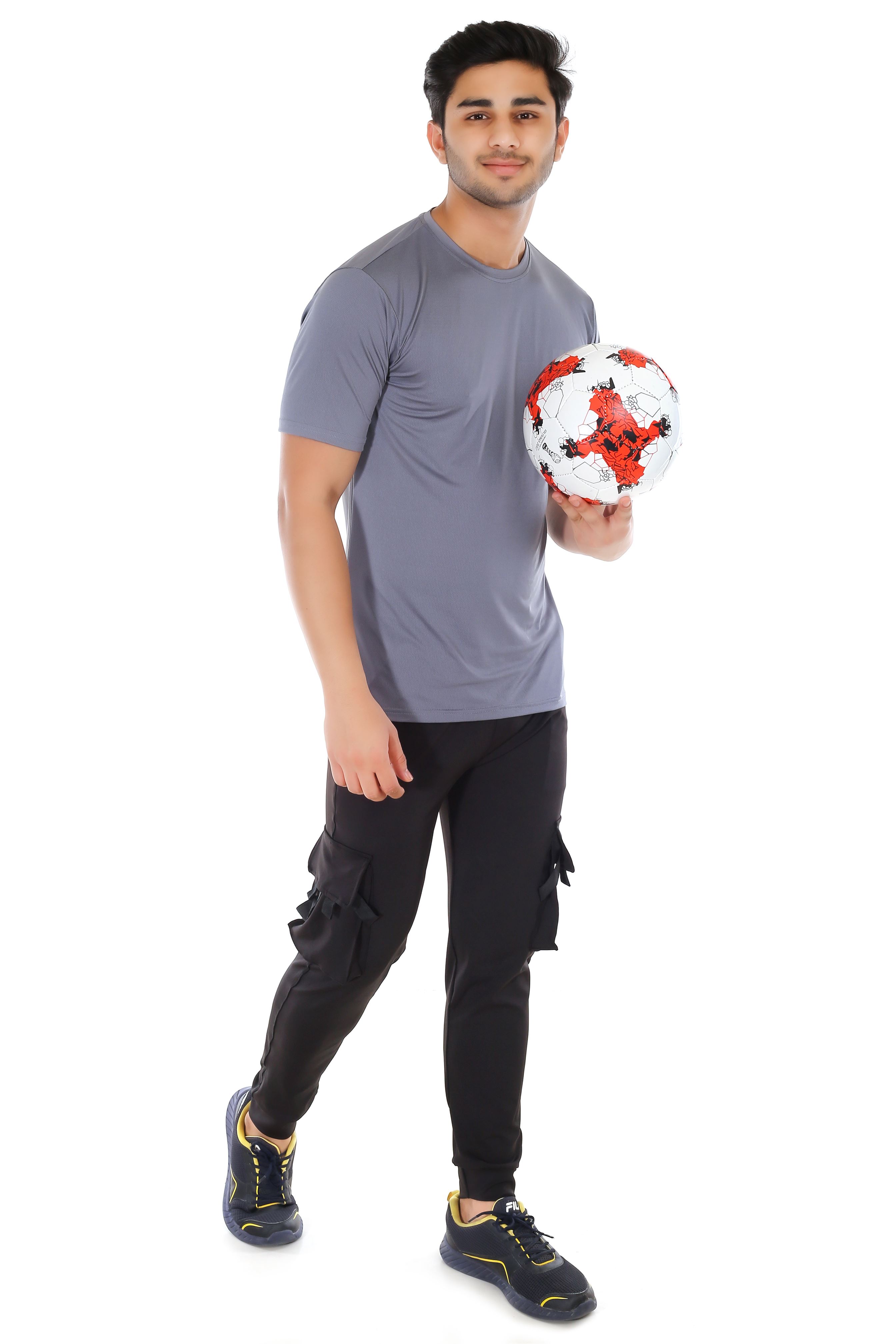 Actoactive Mens T Shirt Round Neck Regular Fit