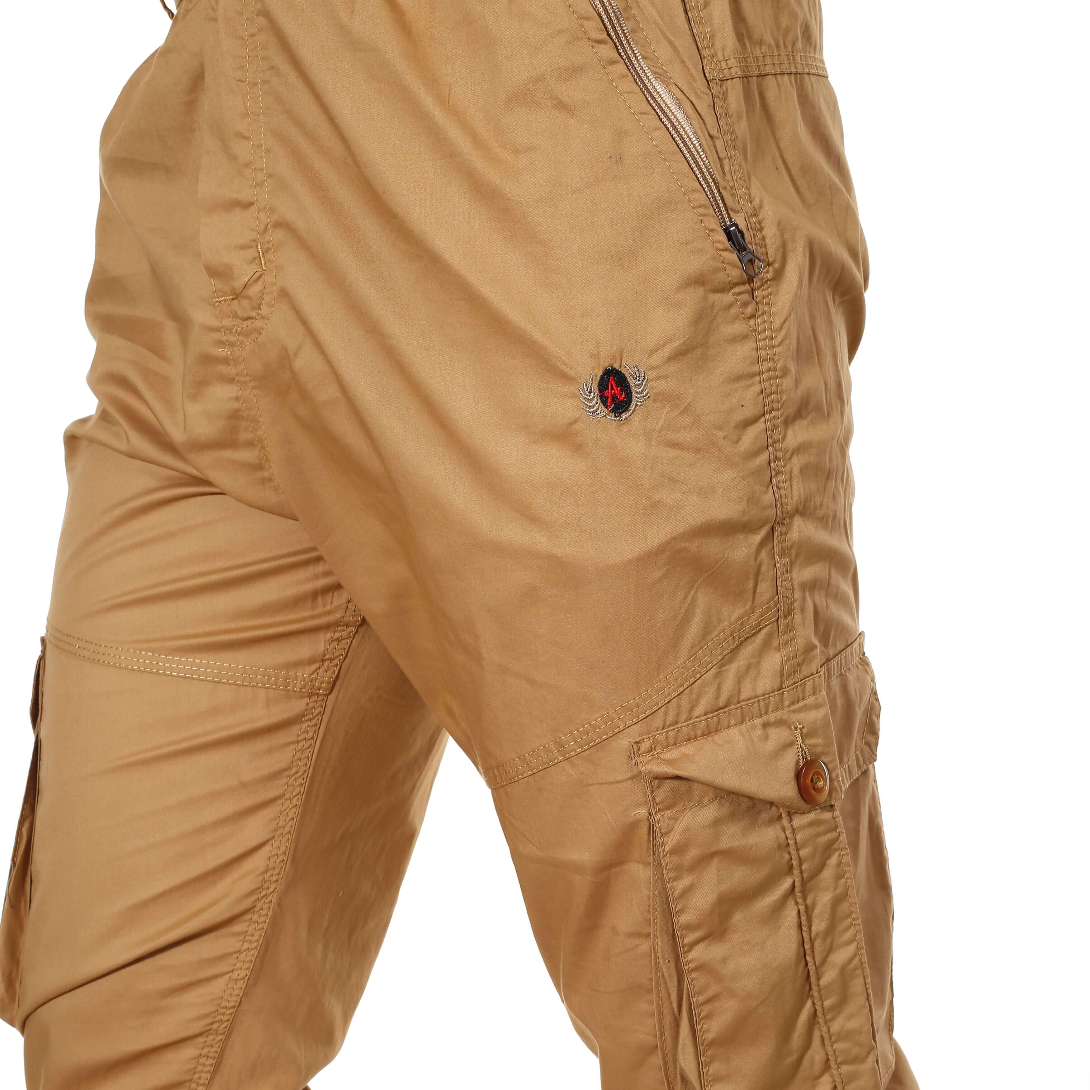 Actoactive Mens Cotton Cargo Regular Fit