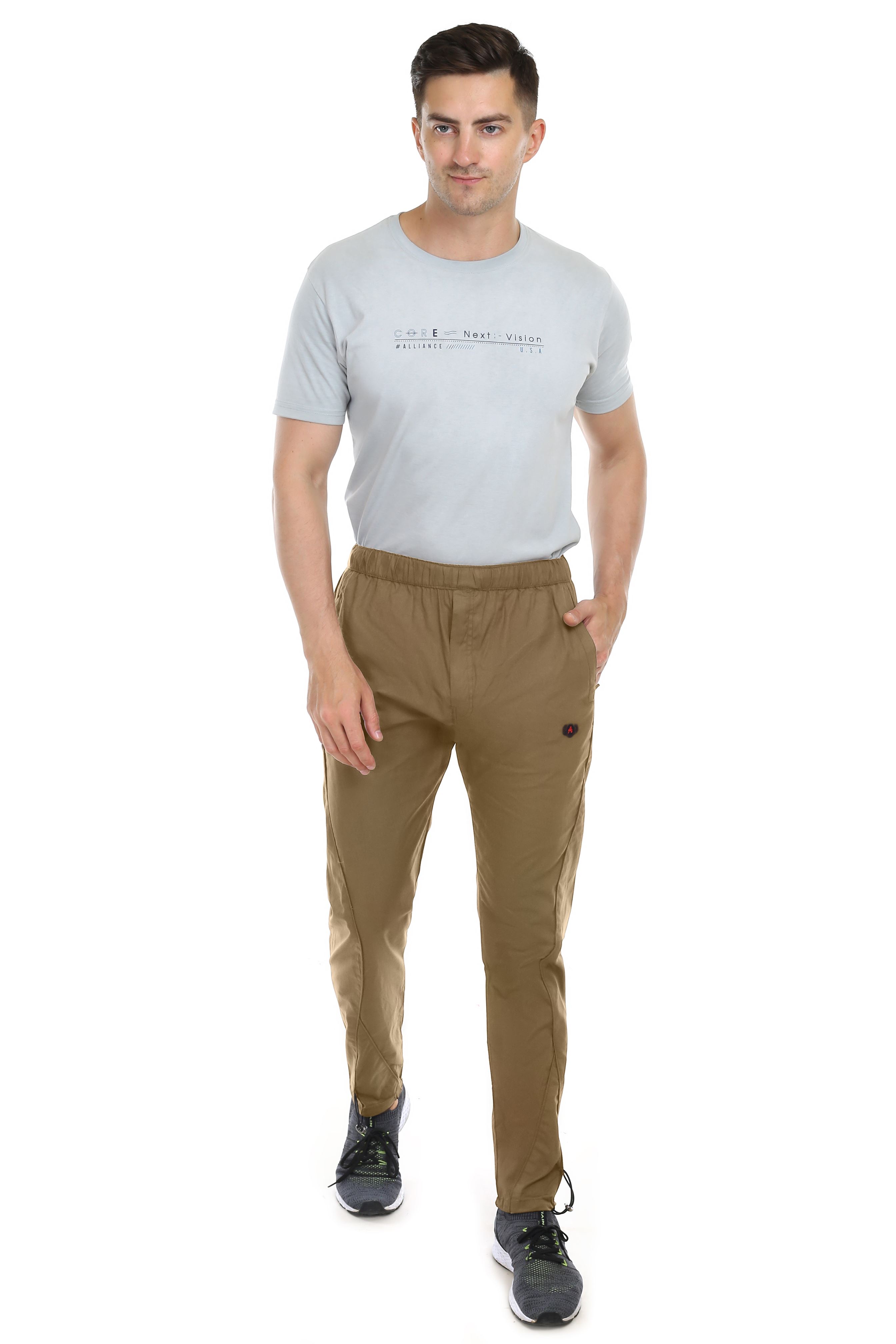 Actoactive Mens Cotton Cargo Regular Fit