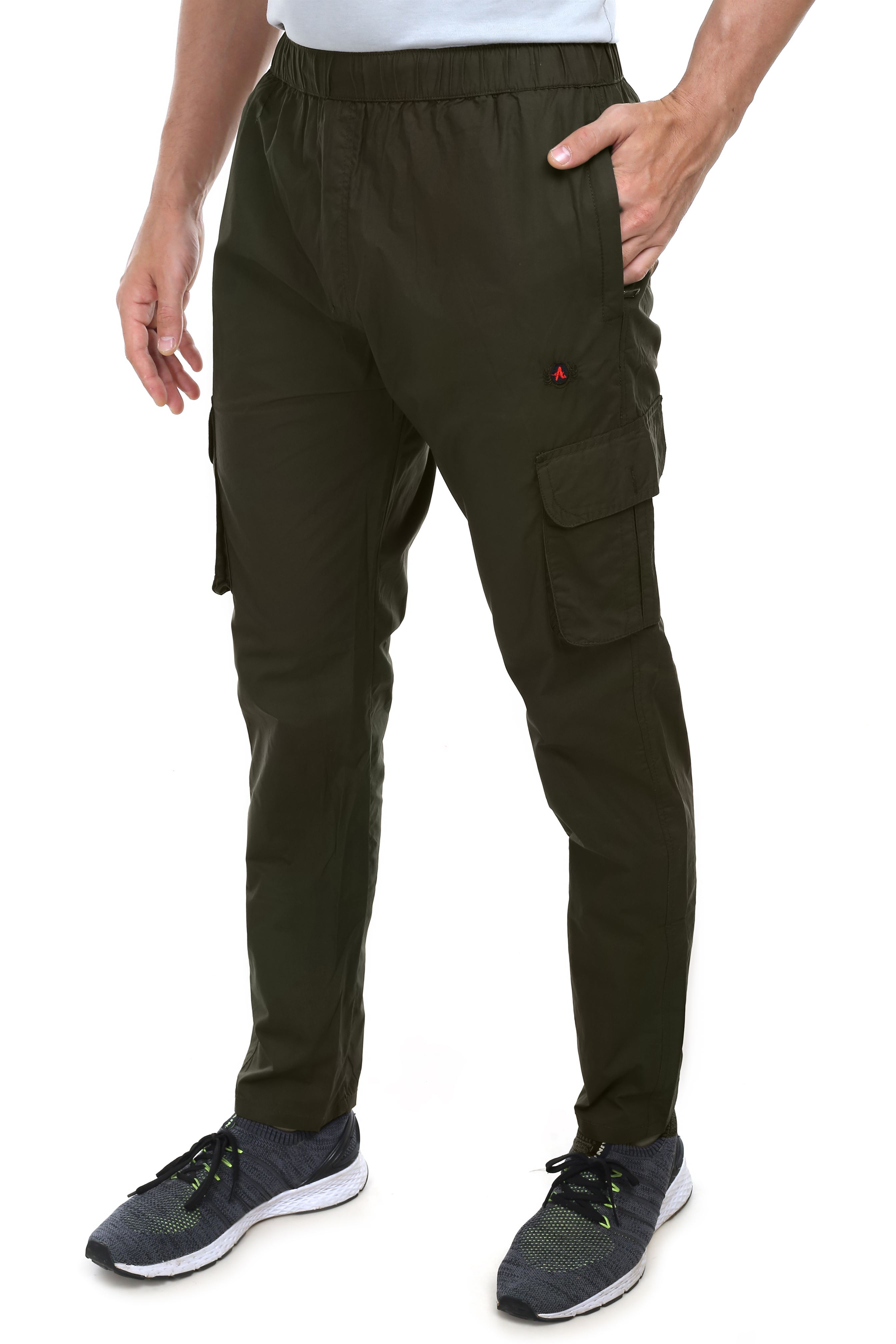 Actoactive Mens Cotton Cargo Regular Fit