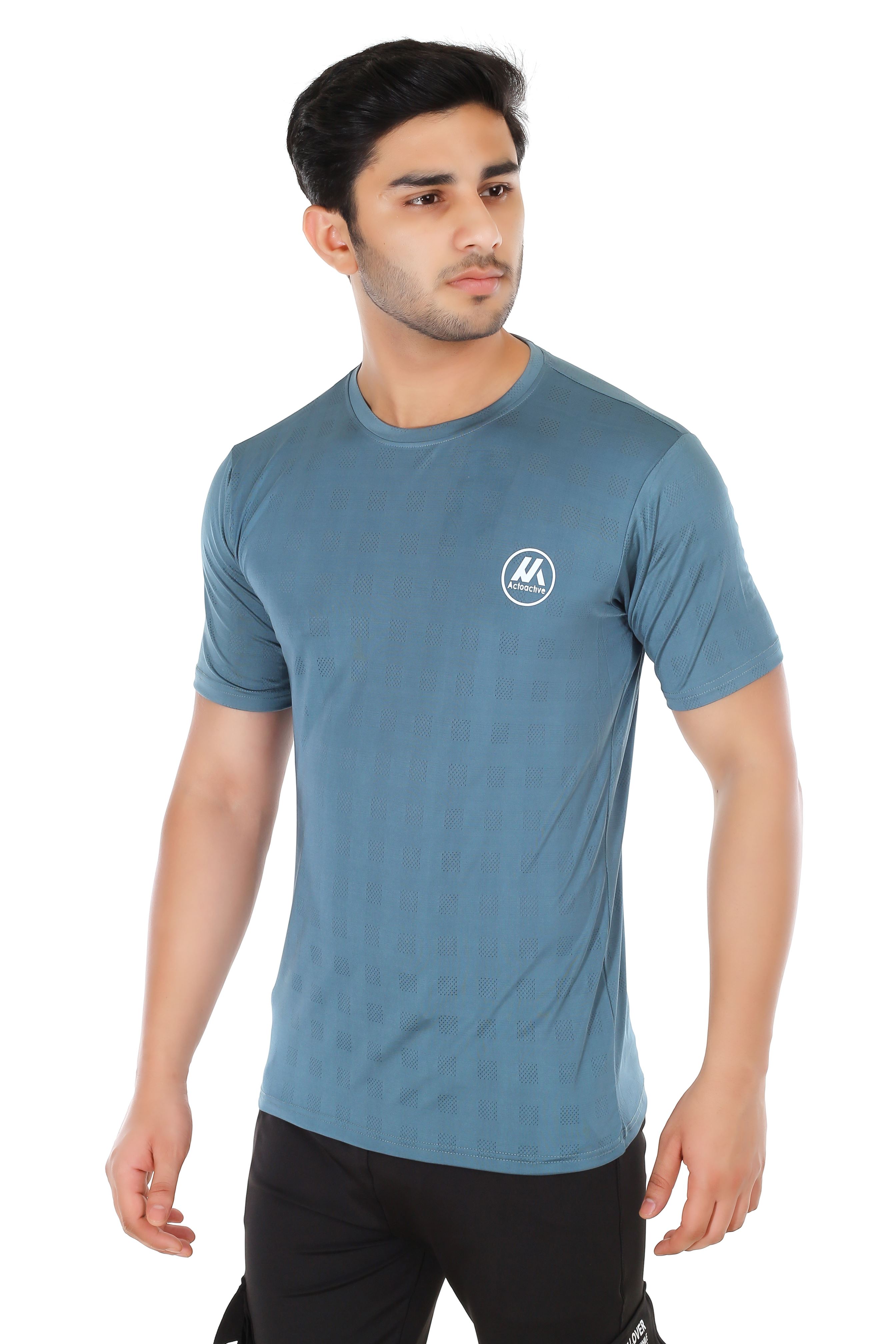 Actoactive Mens T Shirt Round Neck Regular Fit