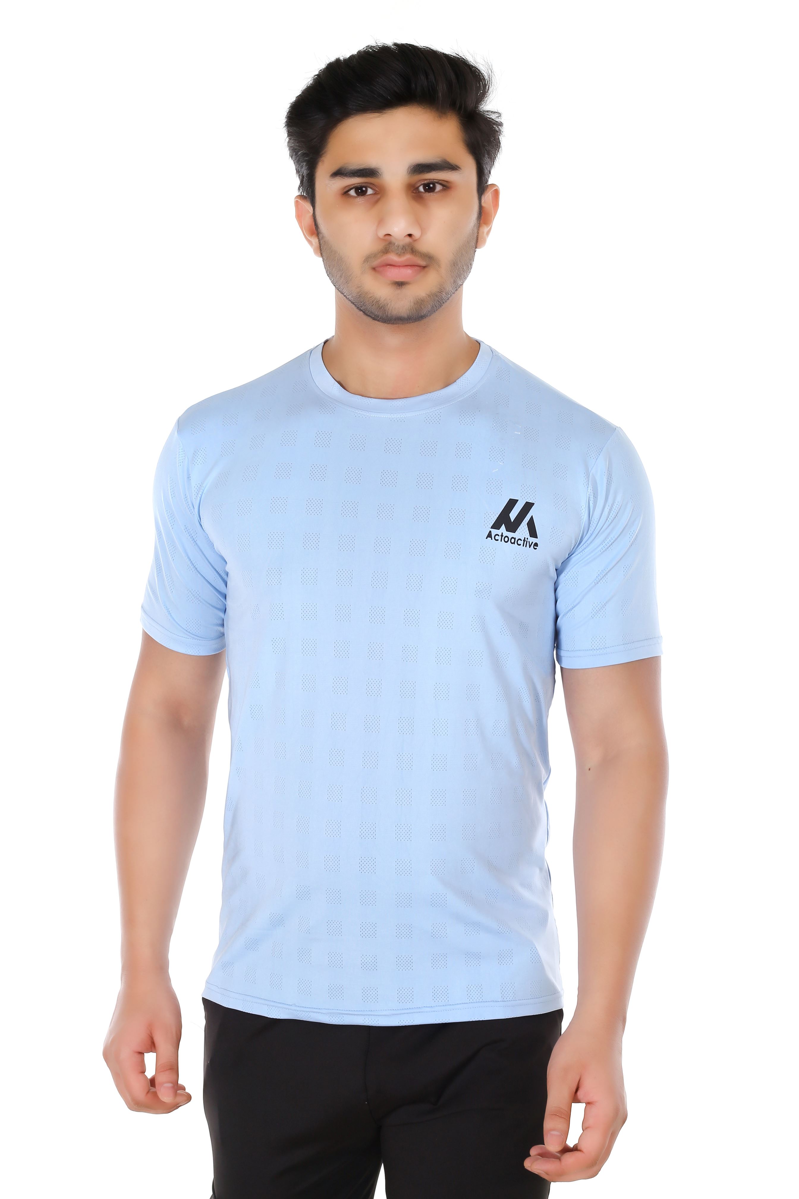 Actoactive Mens T Shirt Round Neck Regular Fit