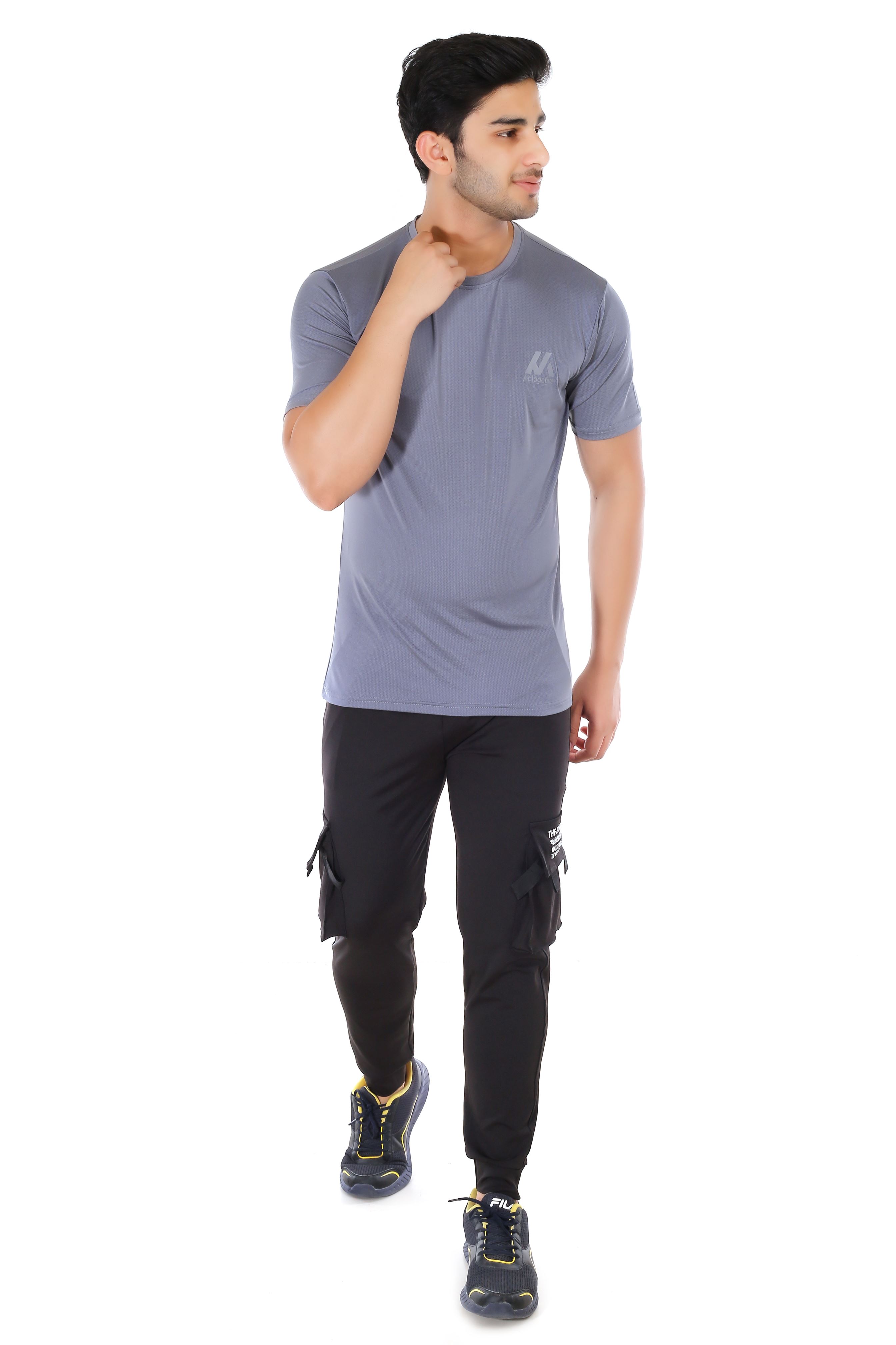 Actoactive Mens T Shirt Round Neck Regular Fit
