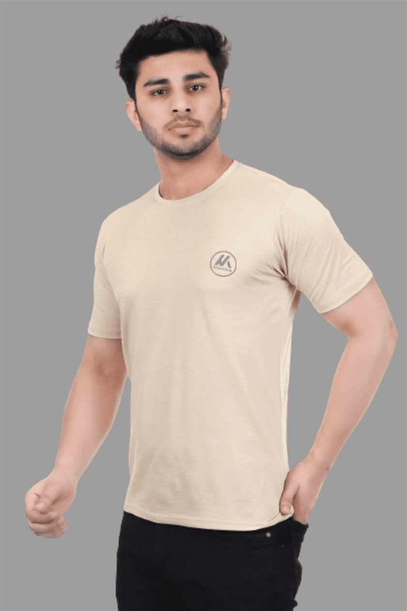 Actoactive Mens T Shirt Round Neck Regular Fit