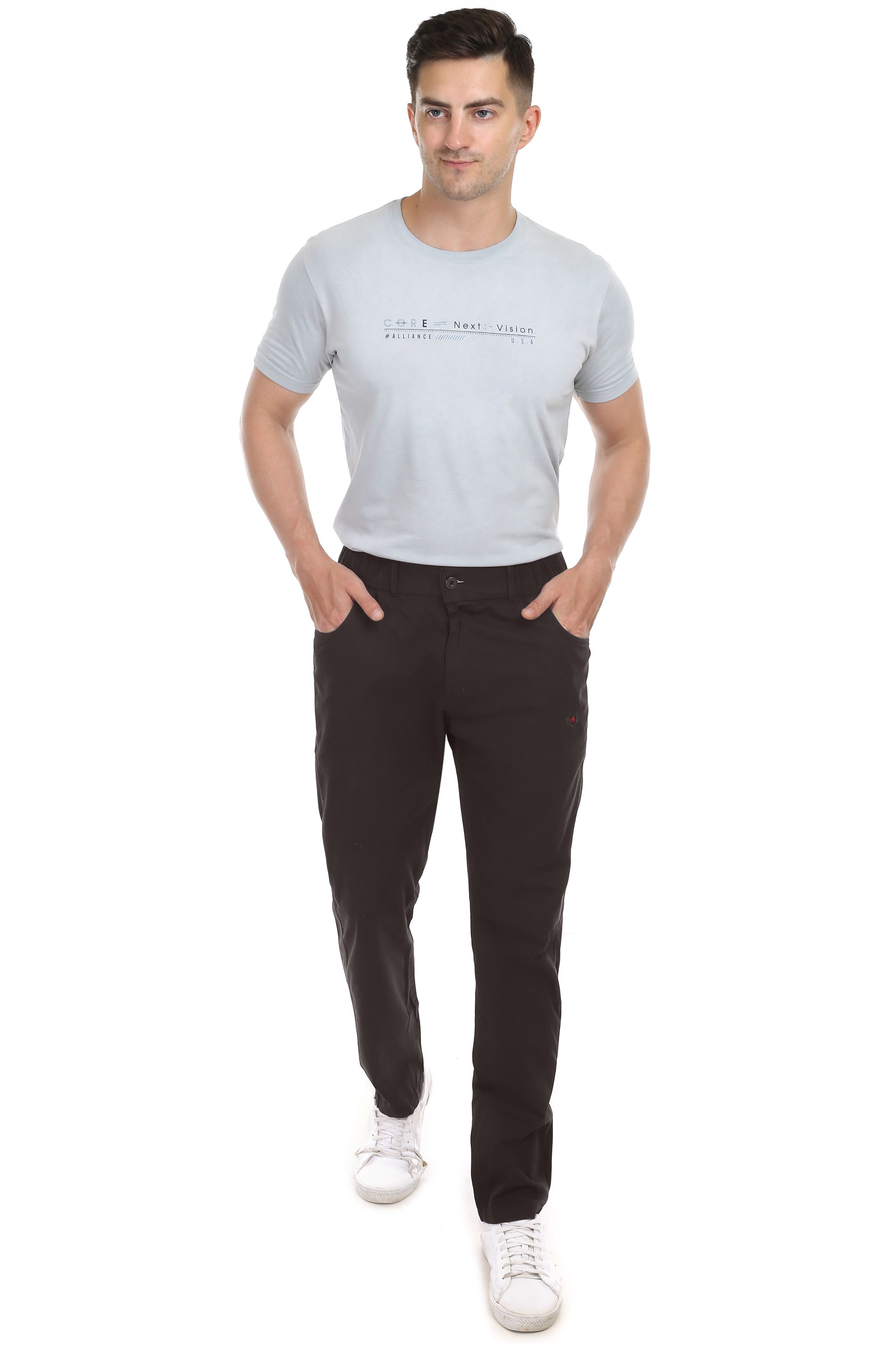 Actoactive Mens Cotton Cargo Regular Fit