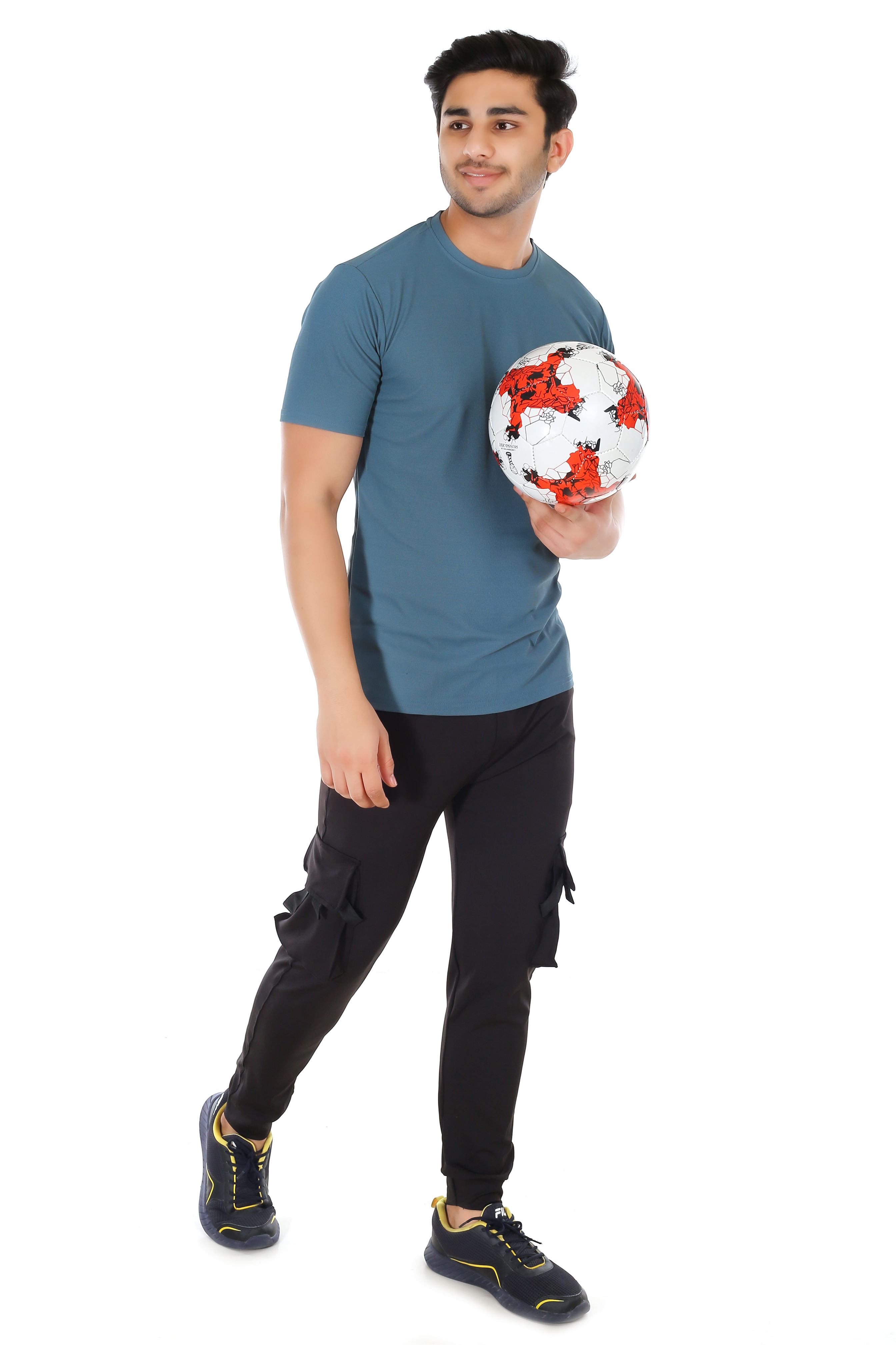Actoactive Mens T Shirt Round Neck Regular Fit