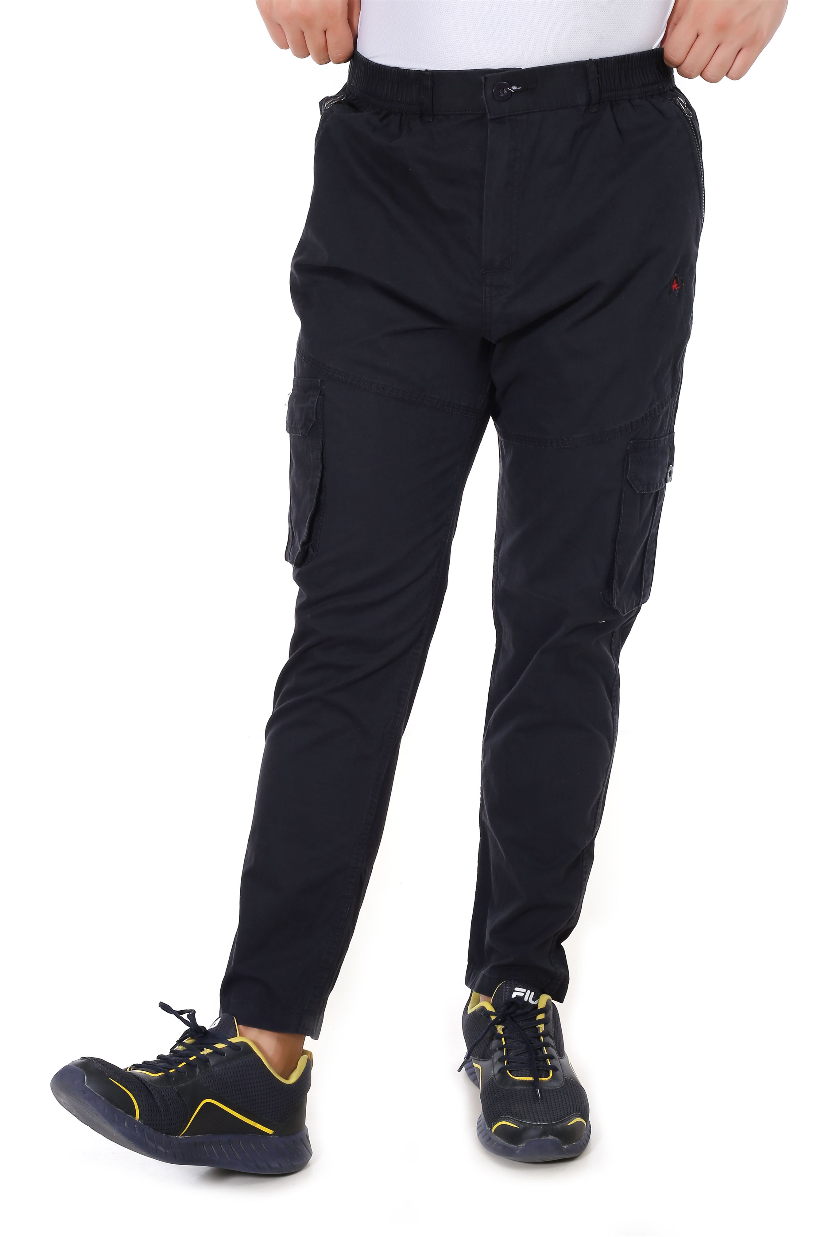 Actoactive Mens Cotton Cargo Regular Fit