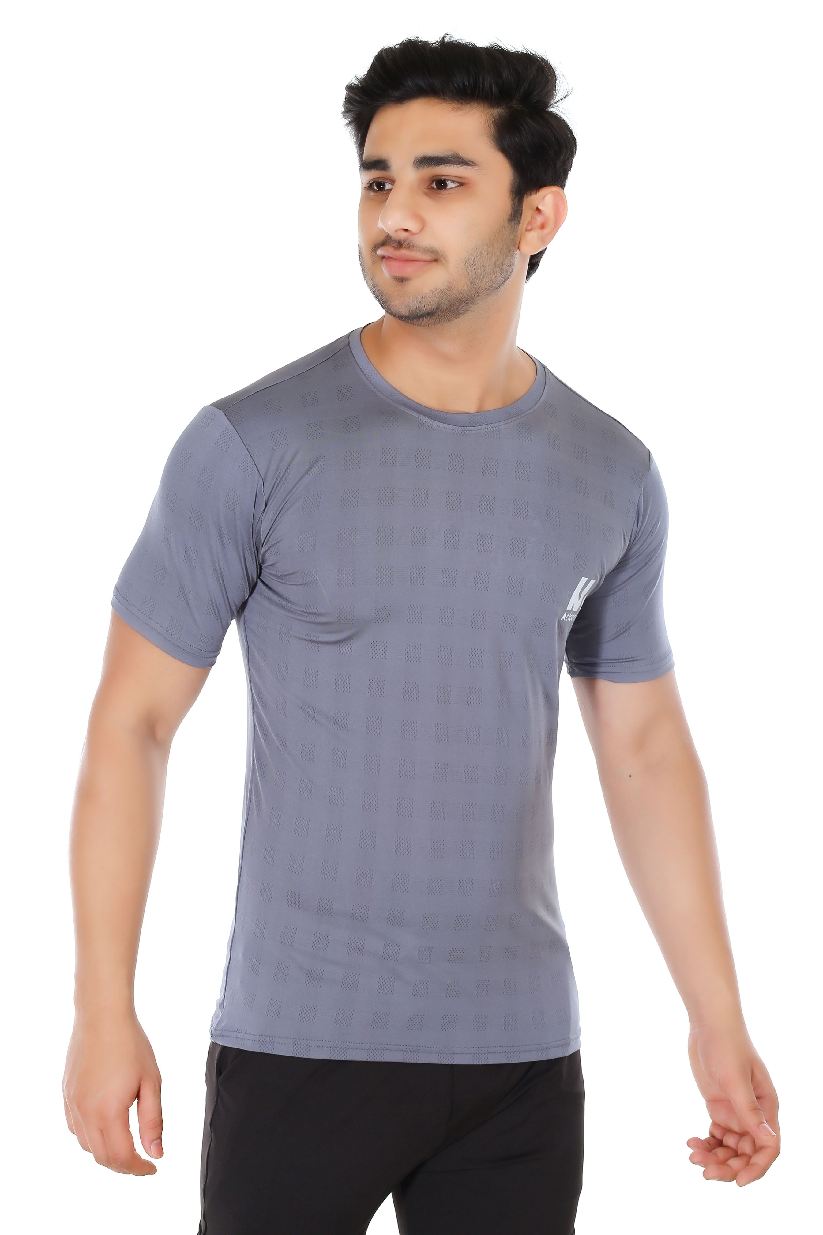 Actoactive Mens T Shirt Round Neck Regular Fit