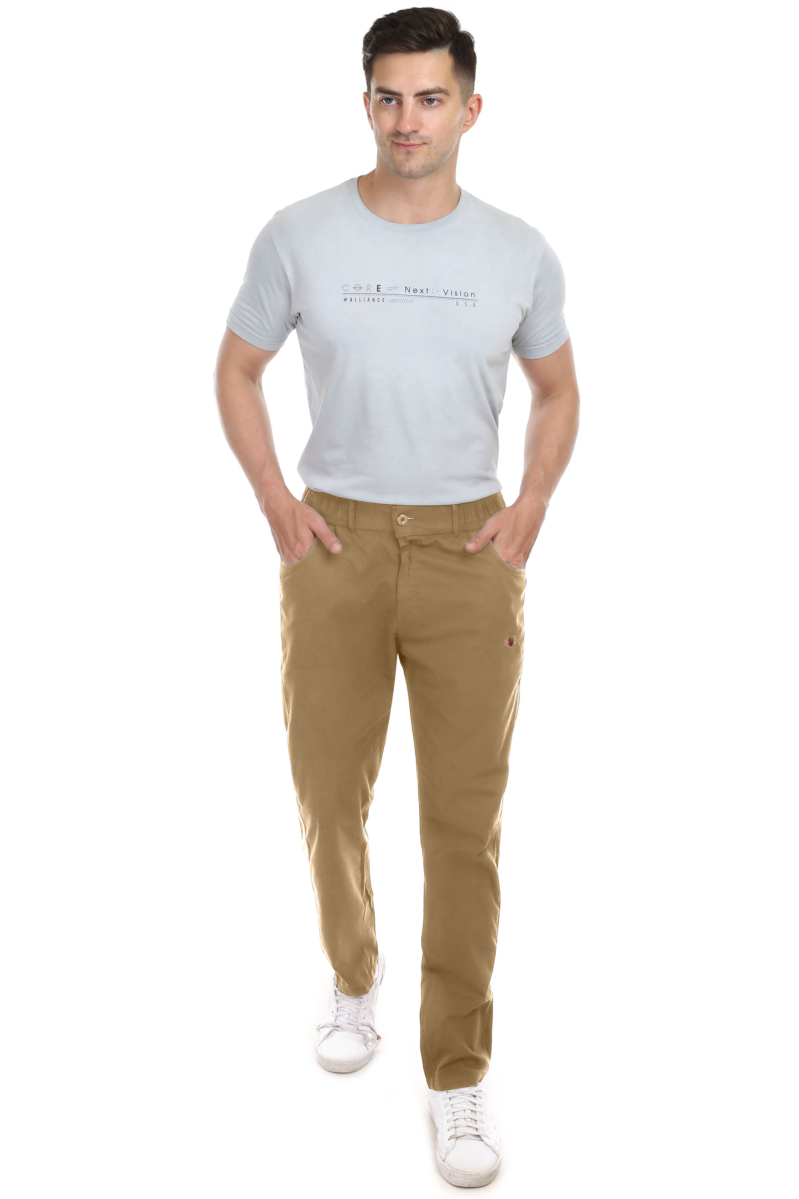 Actoactive Mens Cotton Cargo Regular Fit