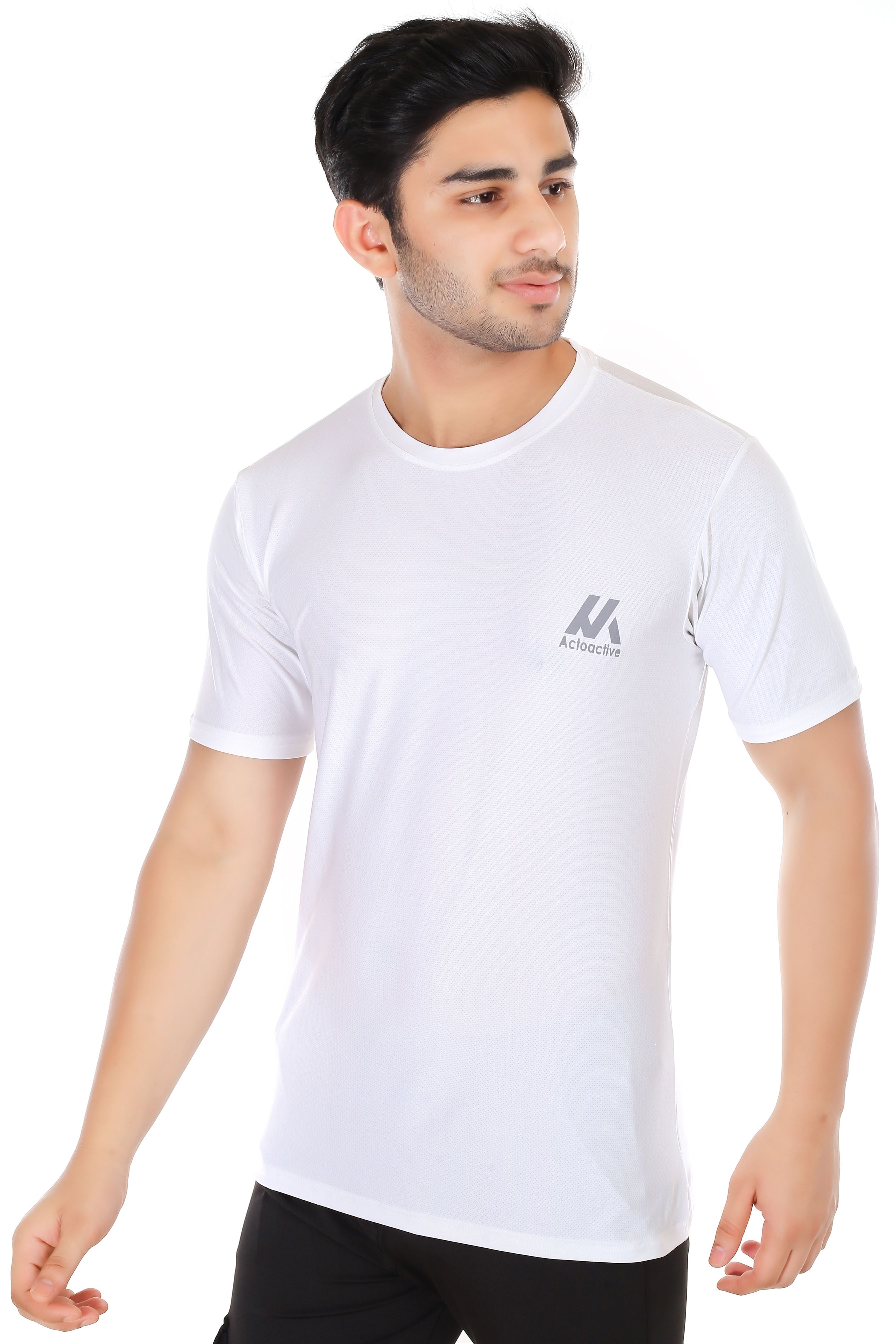 Actoactive Mens T Shirt Round Neck Regular Fit
