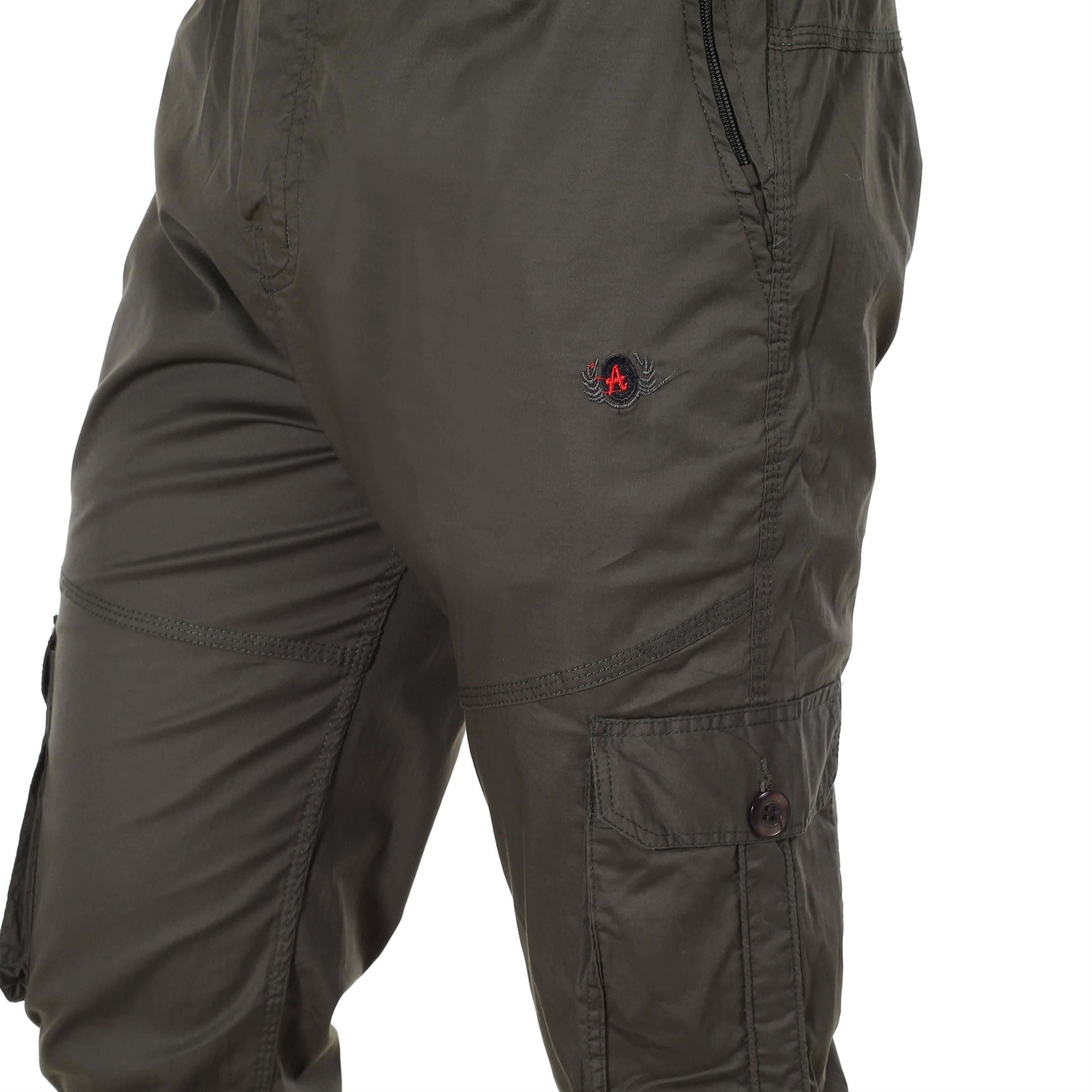 Actoactive Mens Cotton Cargo Regular Fit