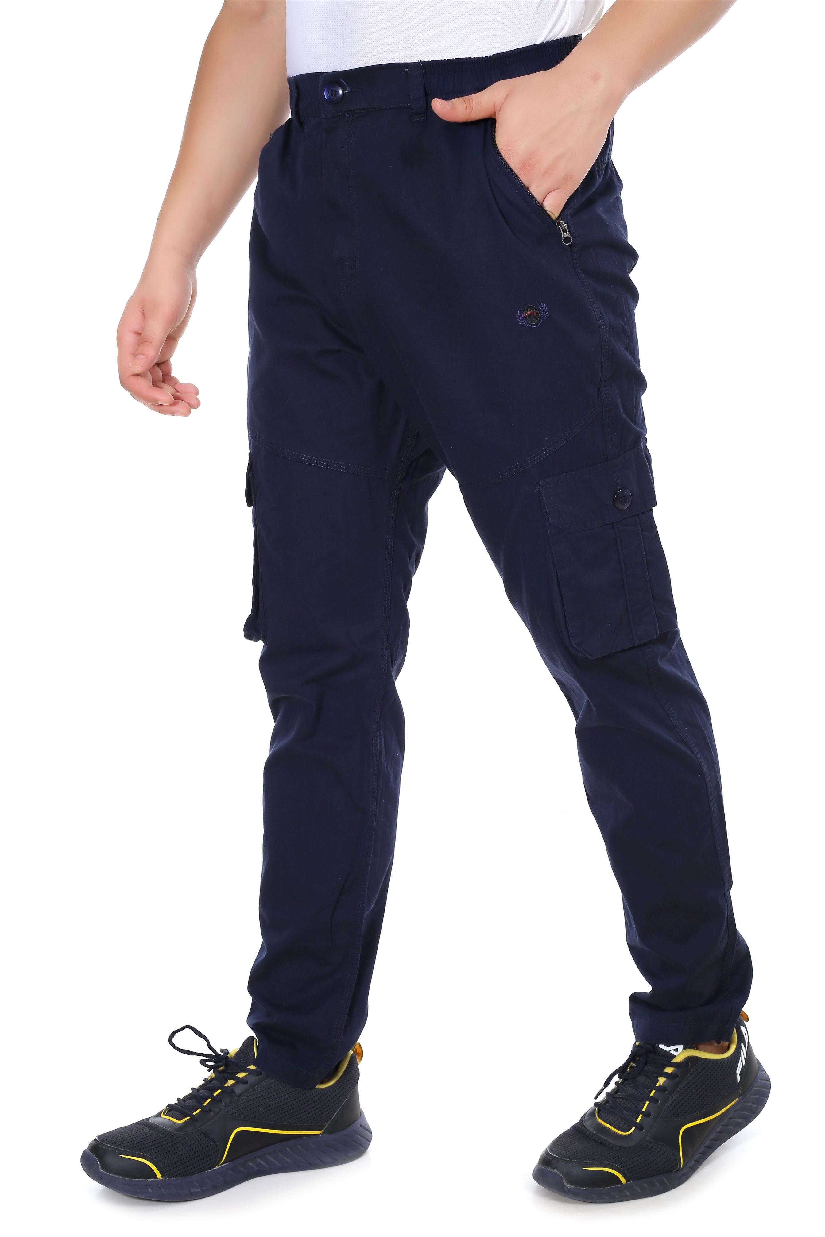 Actoactive Mens Cotton Cargo Regular Fit