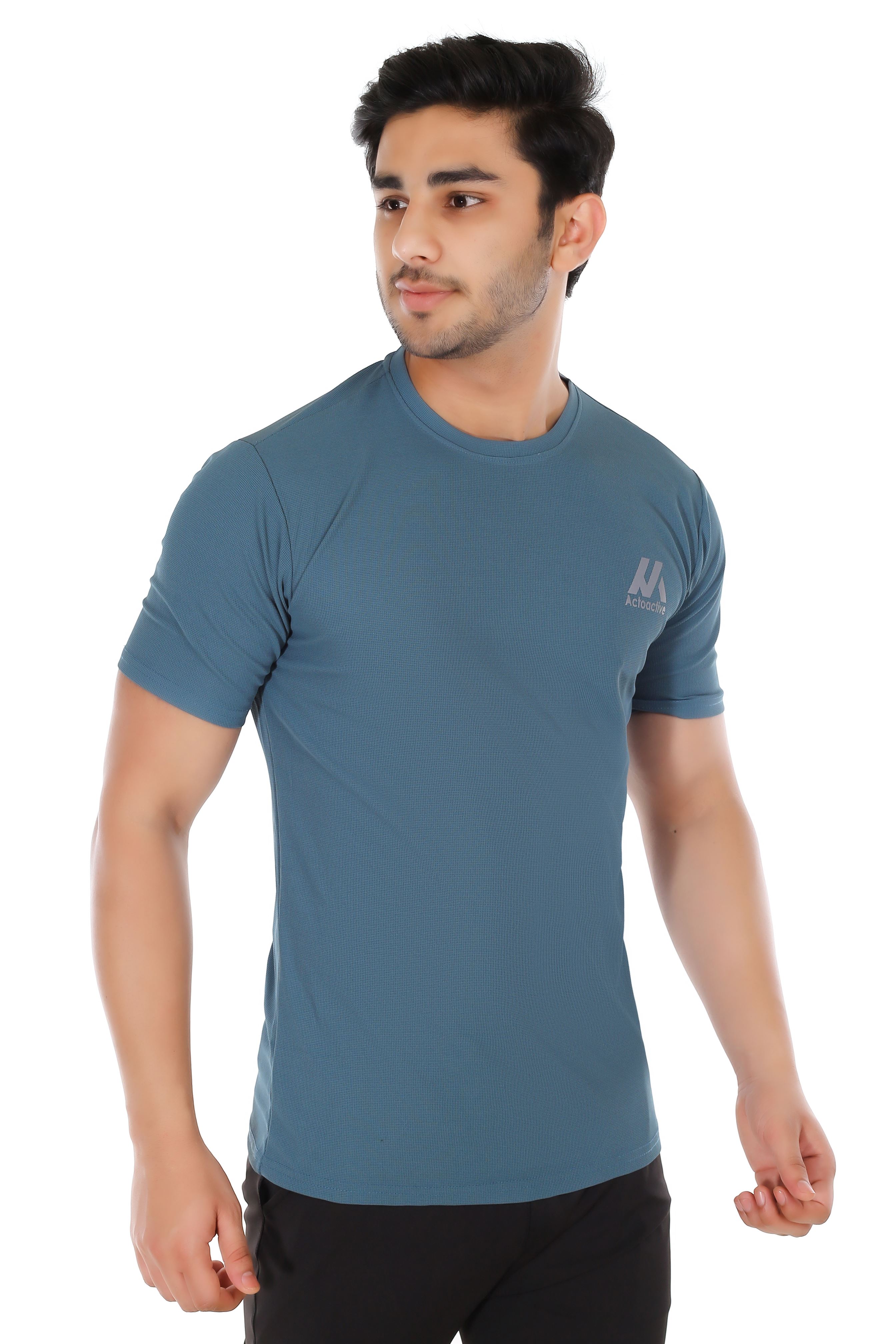 Actoactive Mens T Shirt Round Neck Regular Fit