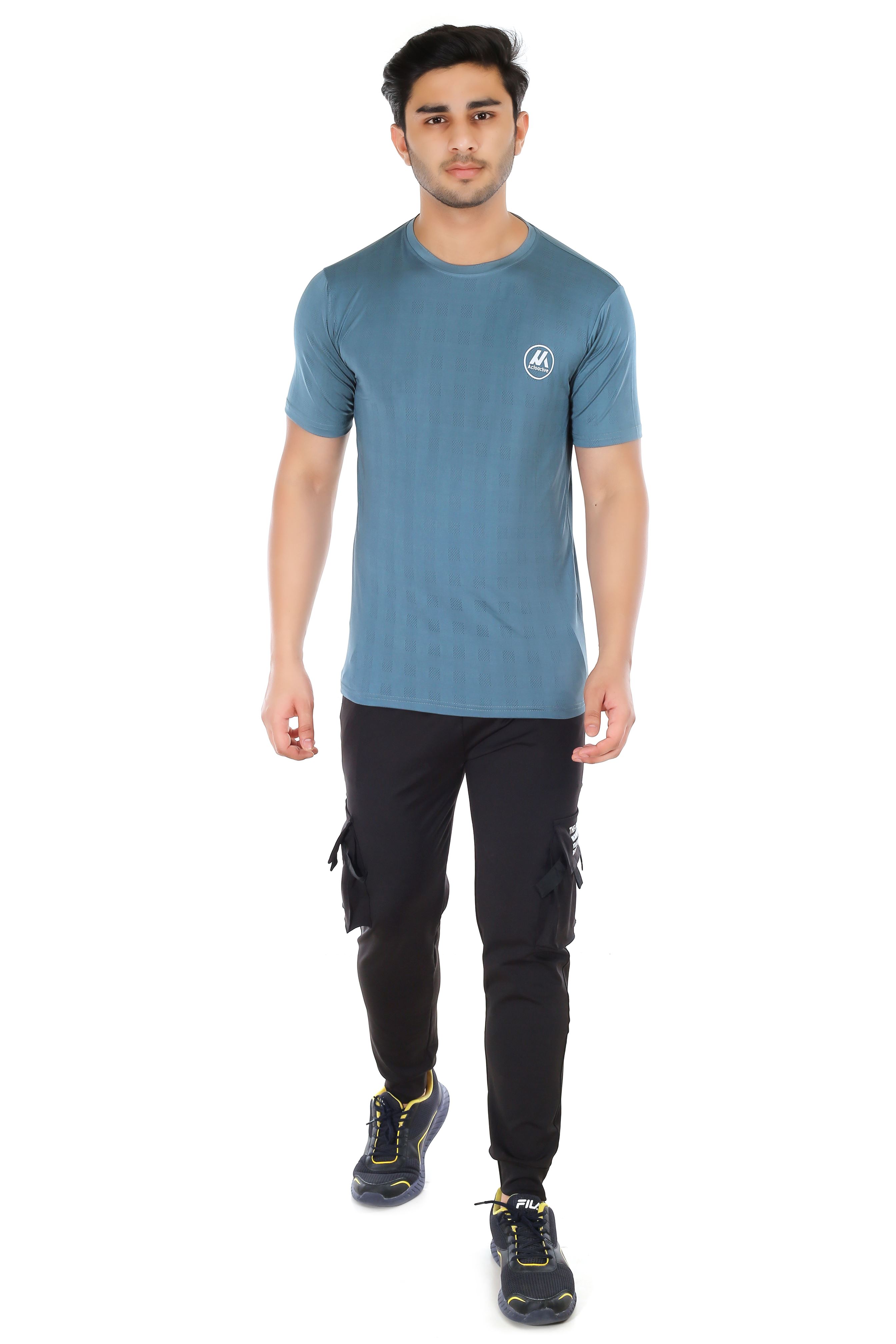 Actoactive Mens T Shirt Round Neck Regular Fit