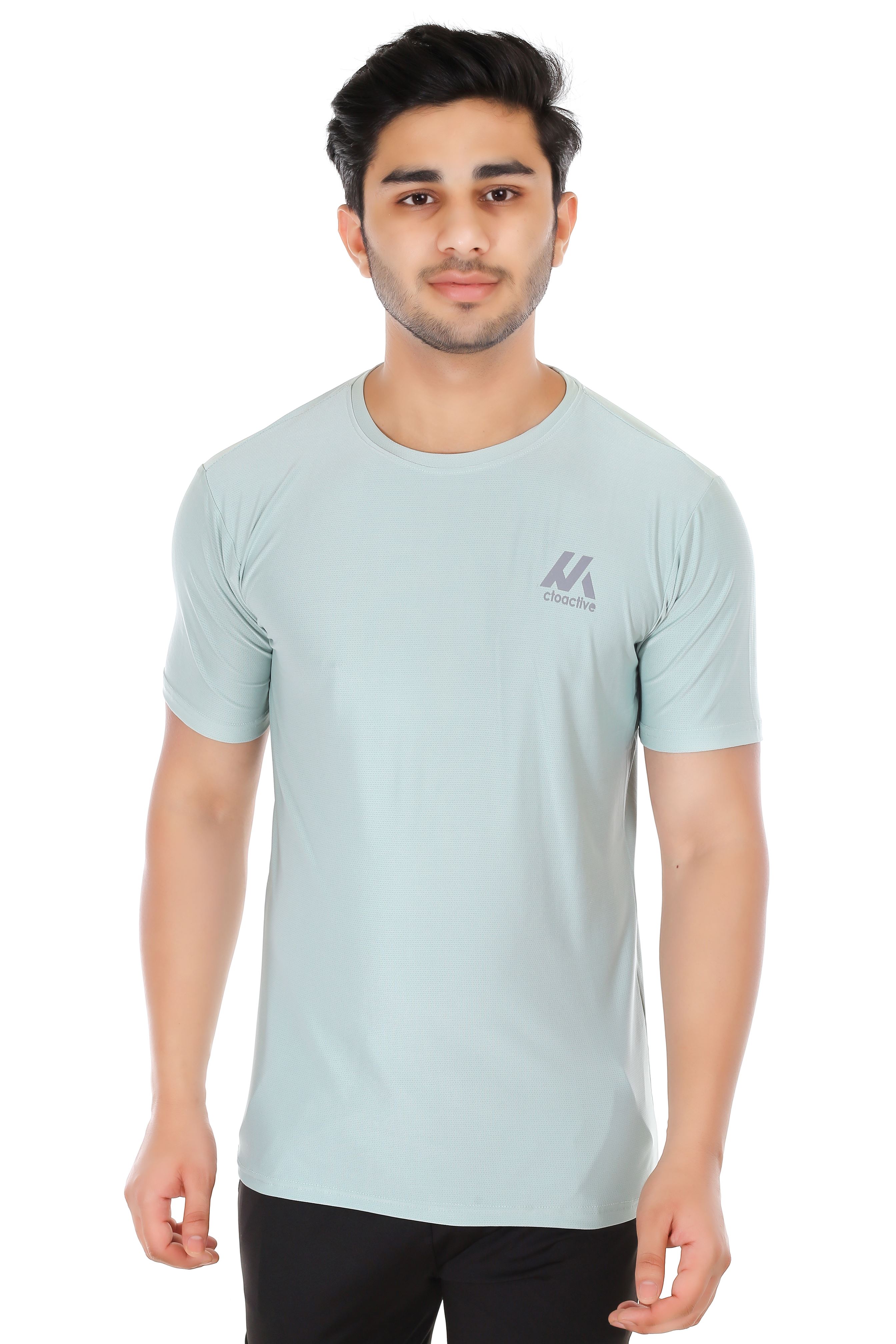 Actoactive Mens T Shirt Round Neck Regular Fit
