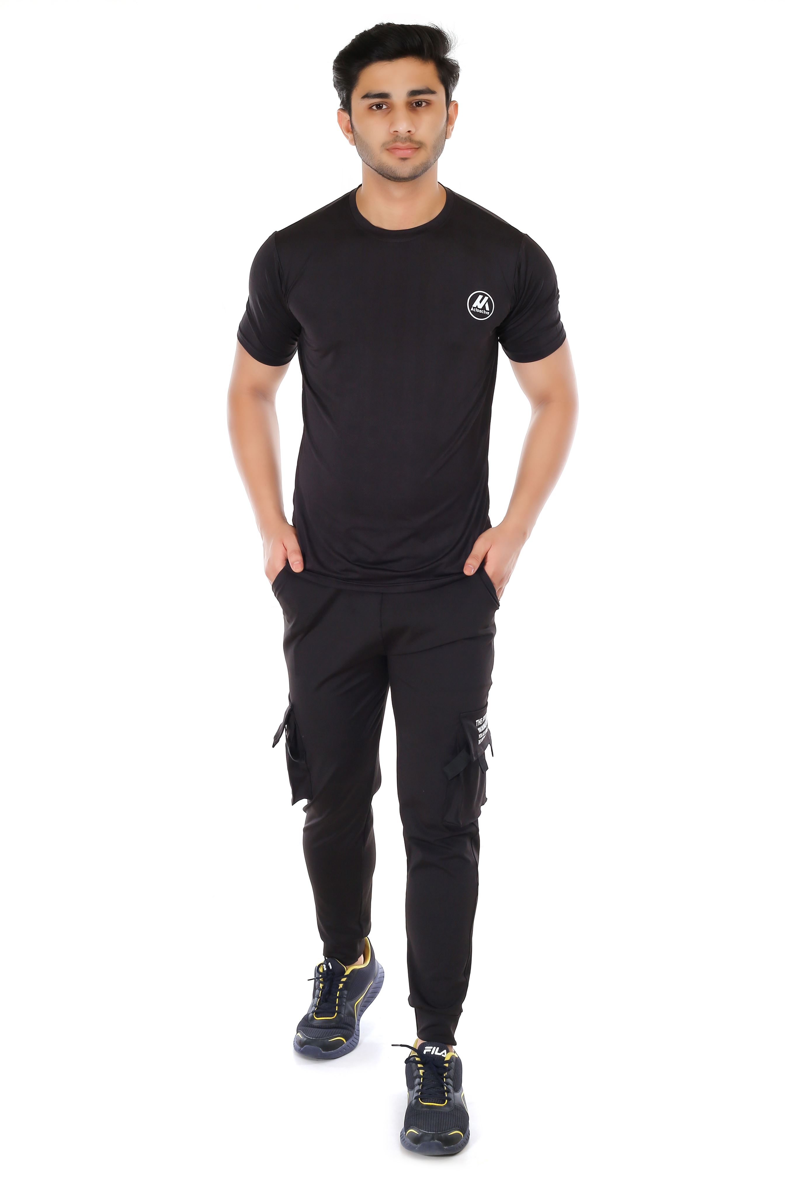 Actoactive Mens T Shirt Round Neck Regular Fit