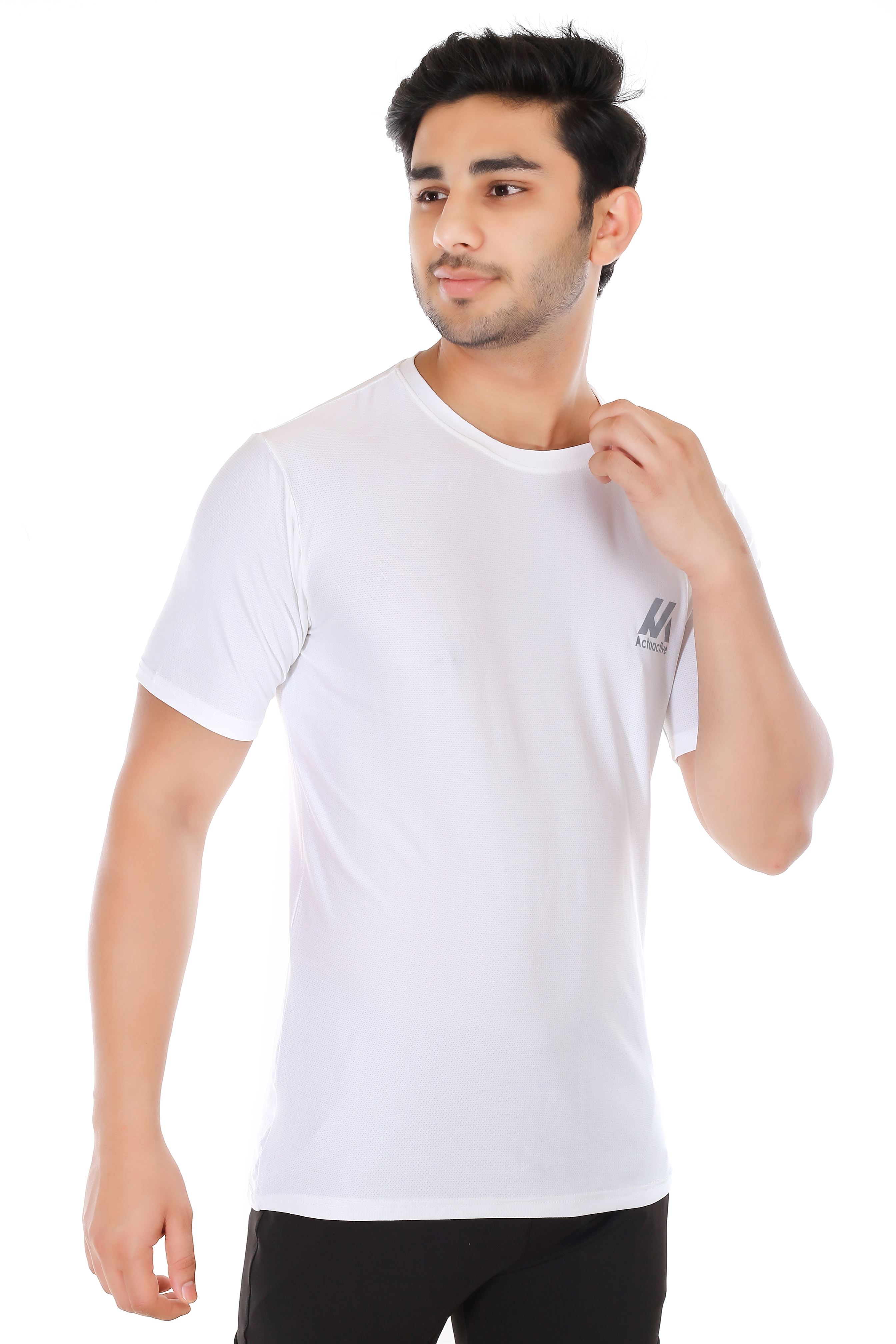 Actoactive Mens T Shirt Round Neck Regular Fit