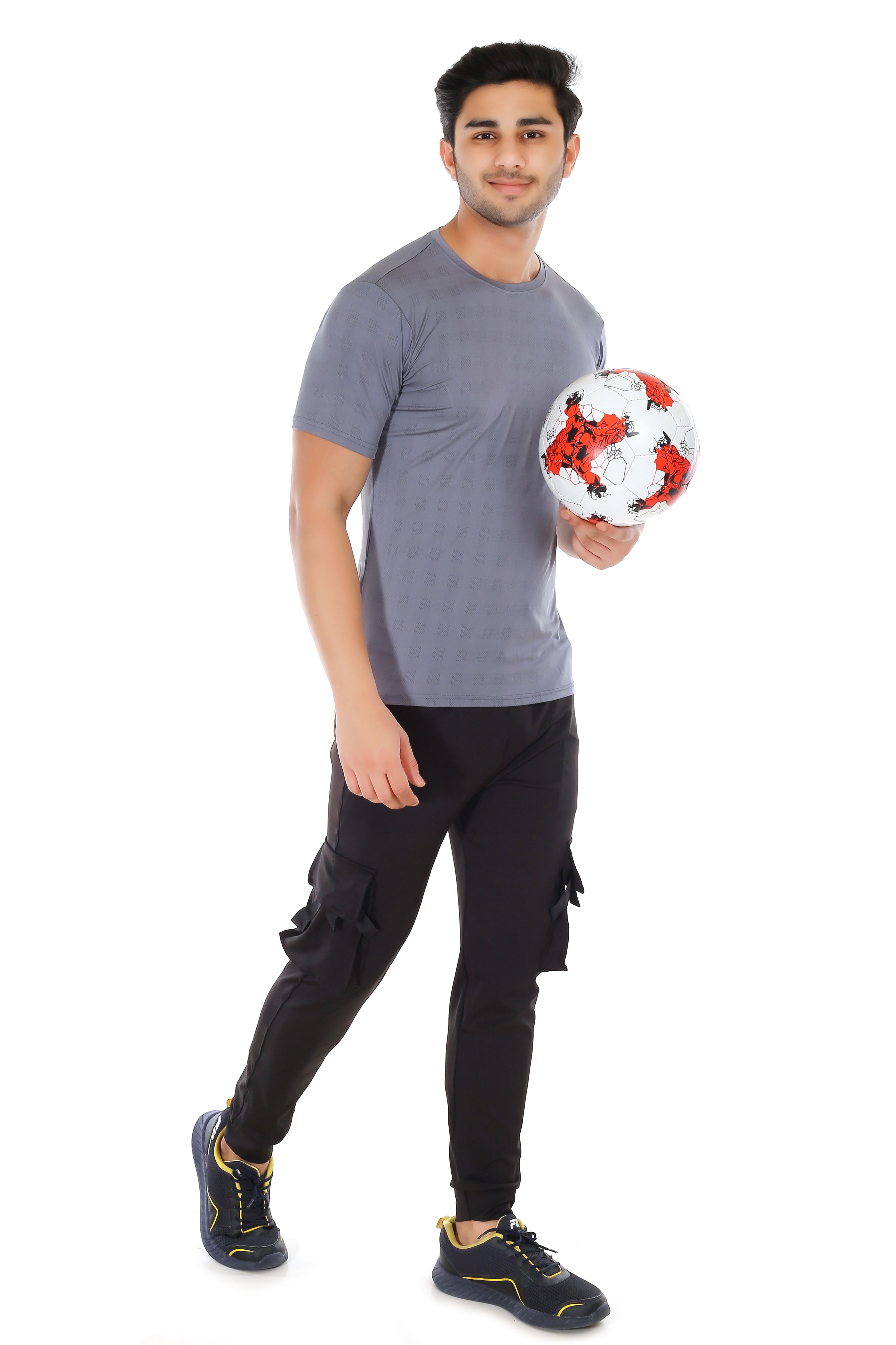Actoactive Mens T Shirt Round Neck Regular Fit