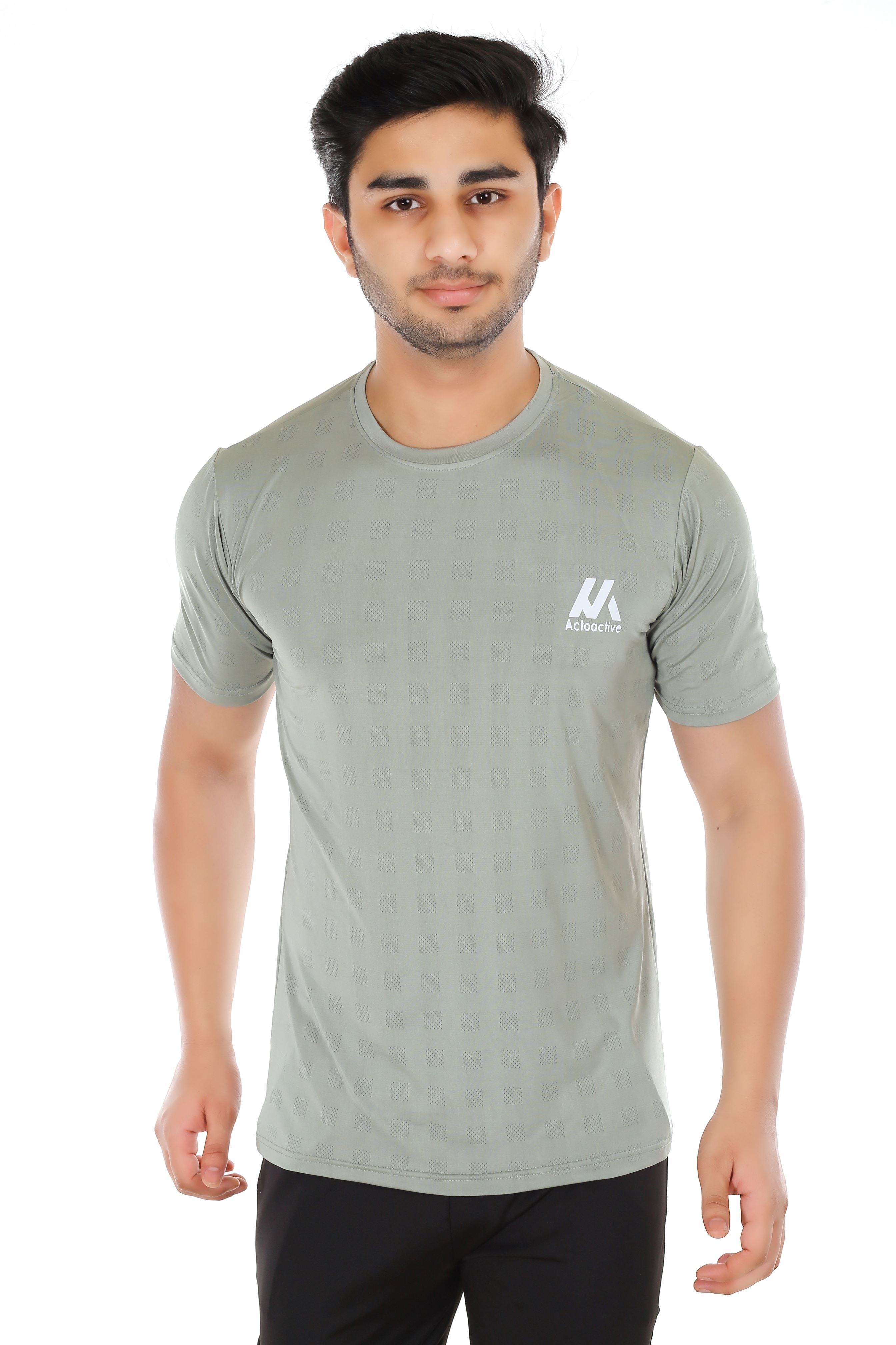Actoactive Mens T Shirt Round Neck Regular Fit
