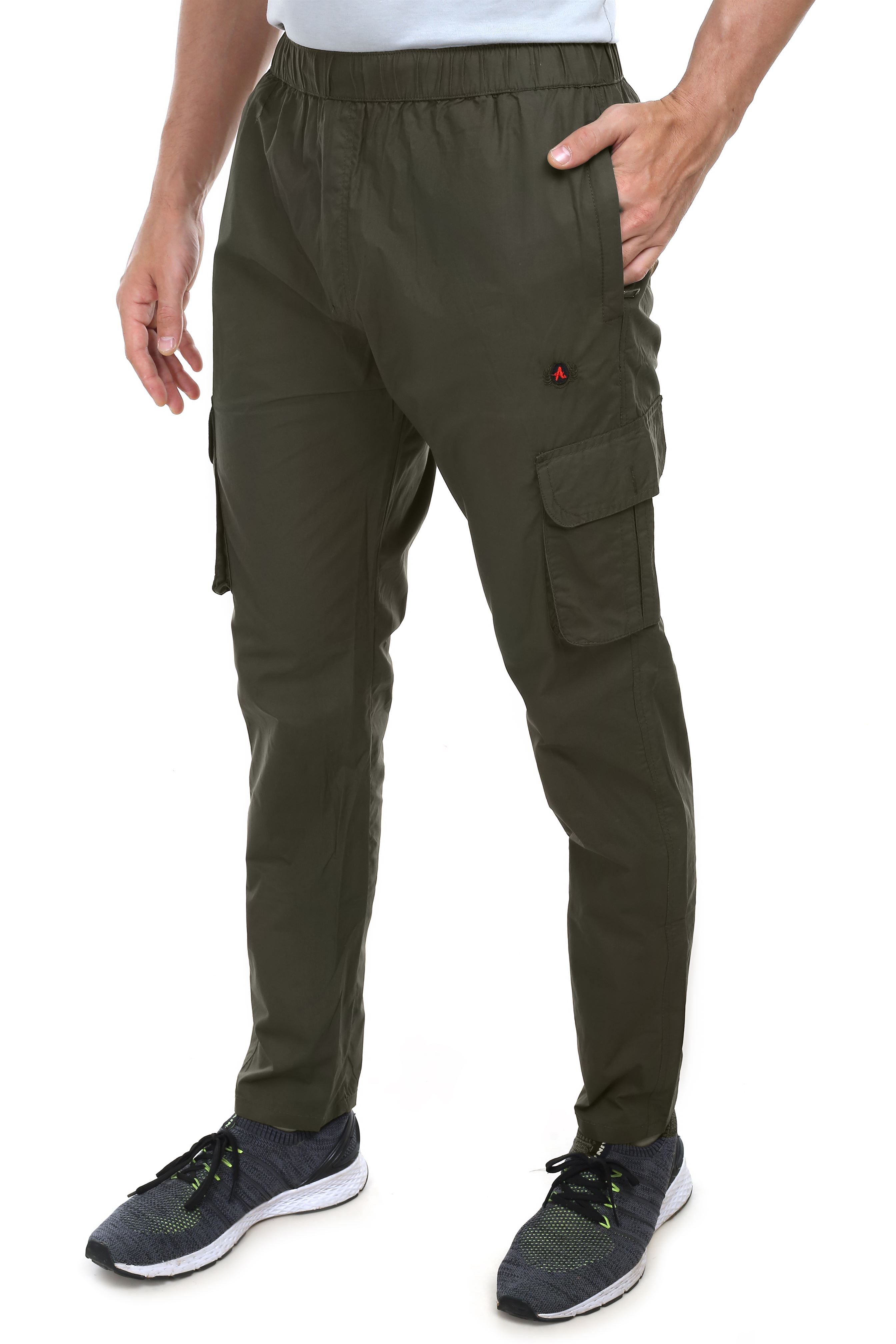 Actoactive Mens Cotton Cargo Regular Fit