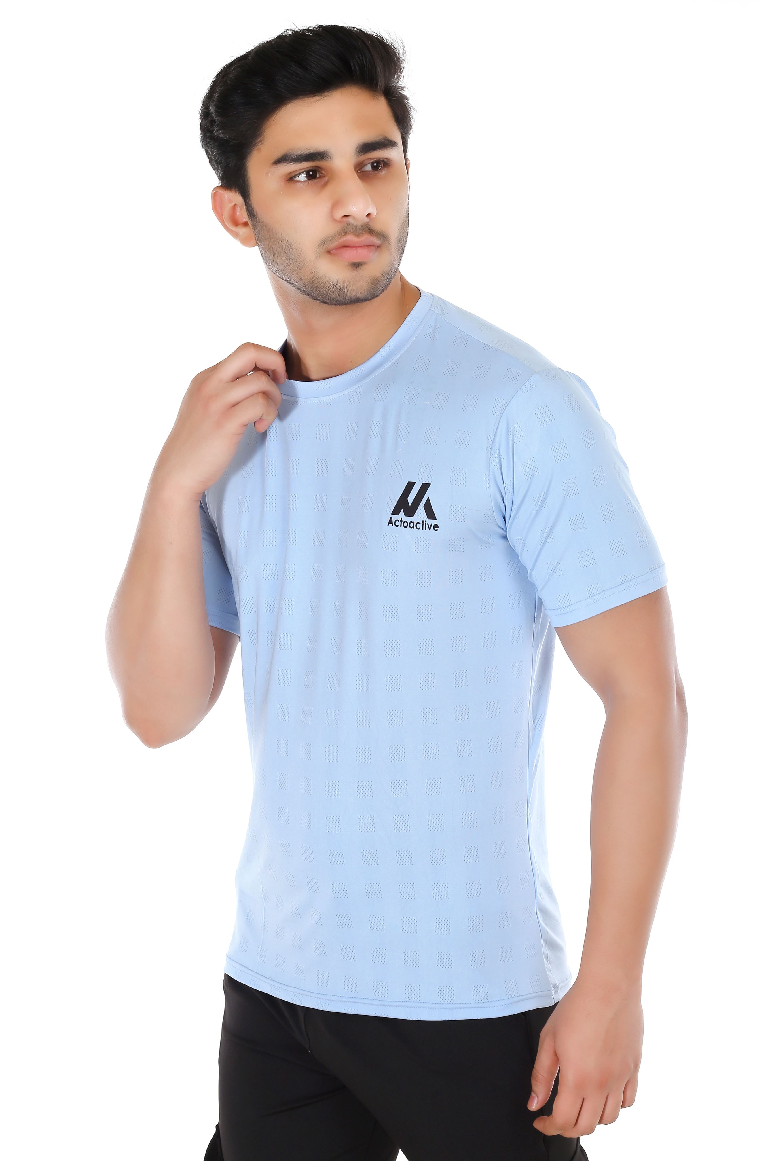 Actoactive Mens T Shirt Round Neck Regular Fit