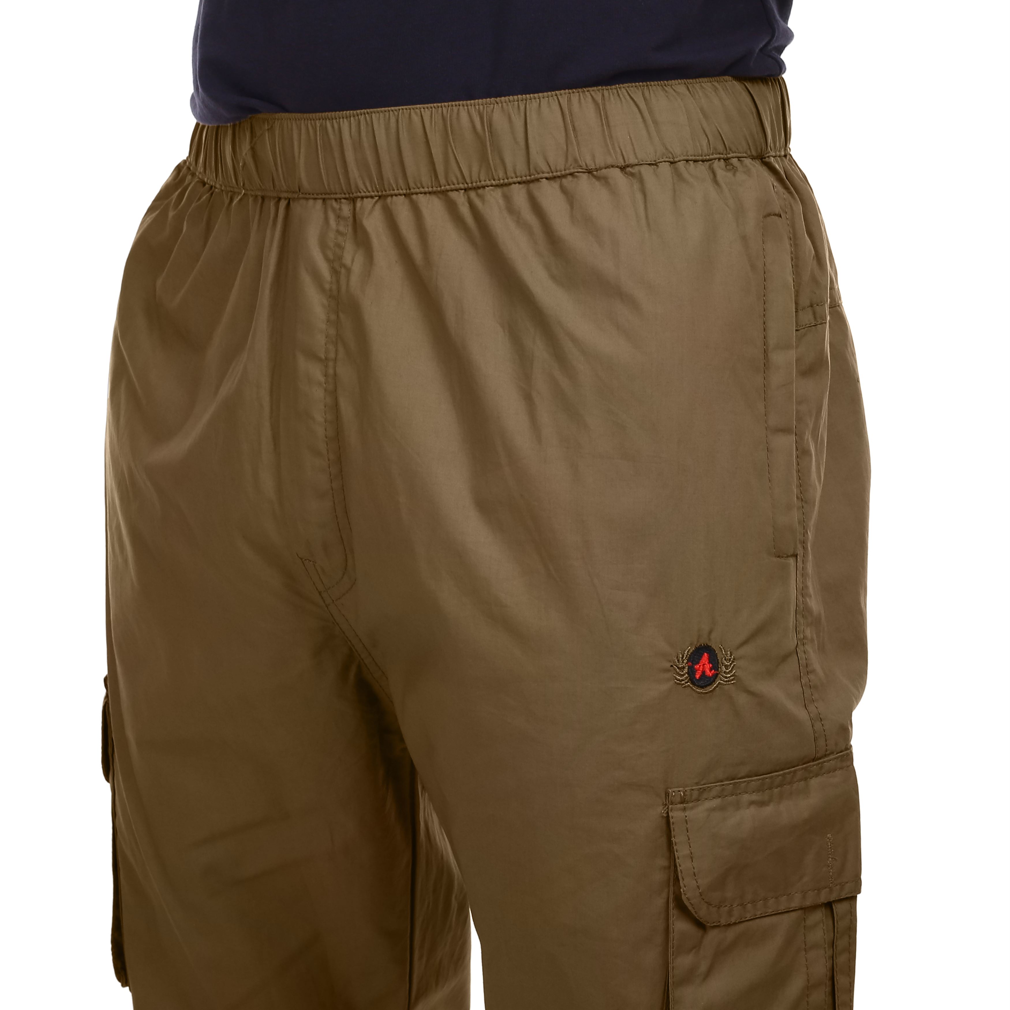 Actoactive Mens Cotton Cargo Regular Fit