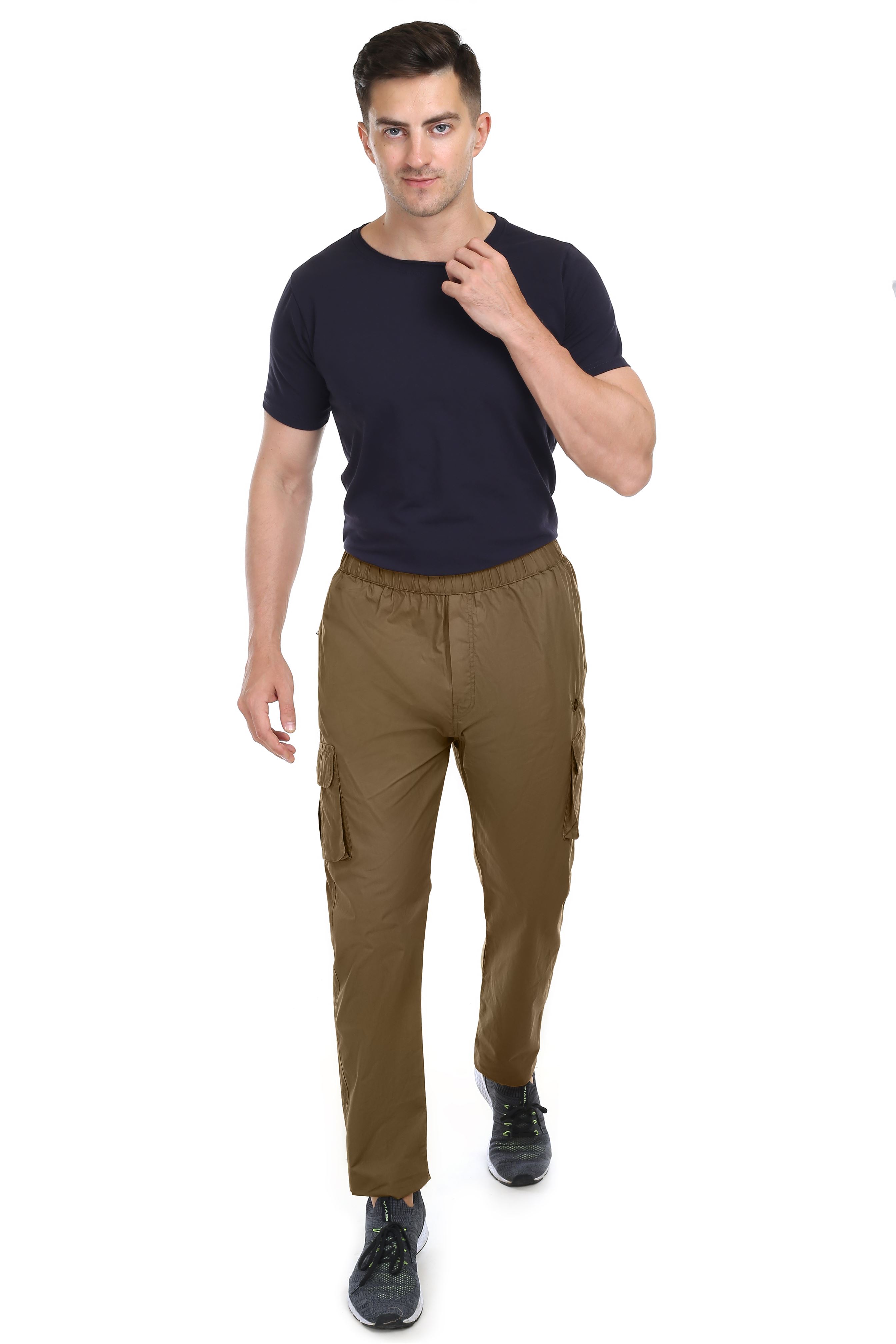 Actoactive Mens Cotton Cargo Regular Fit