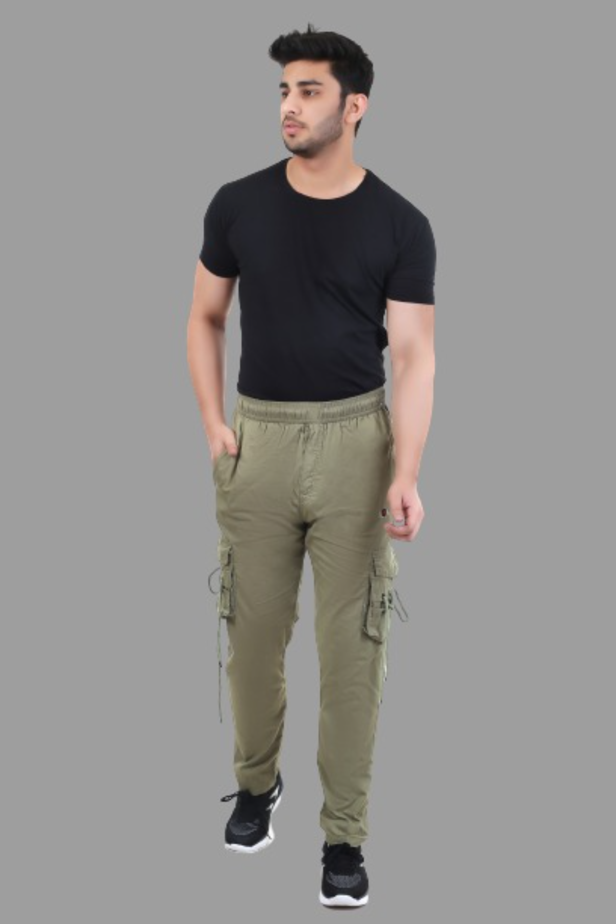 Actoactive Mens Cotton Cargo Regular Fit